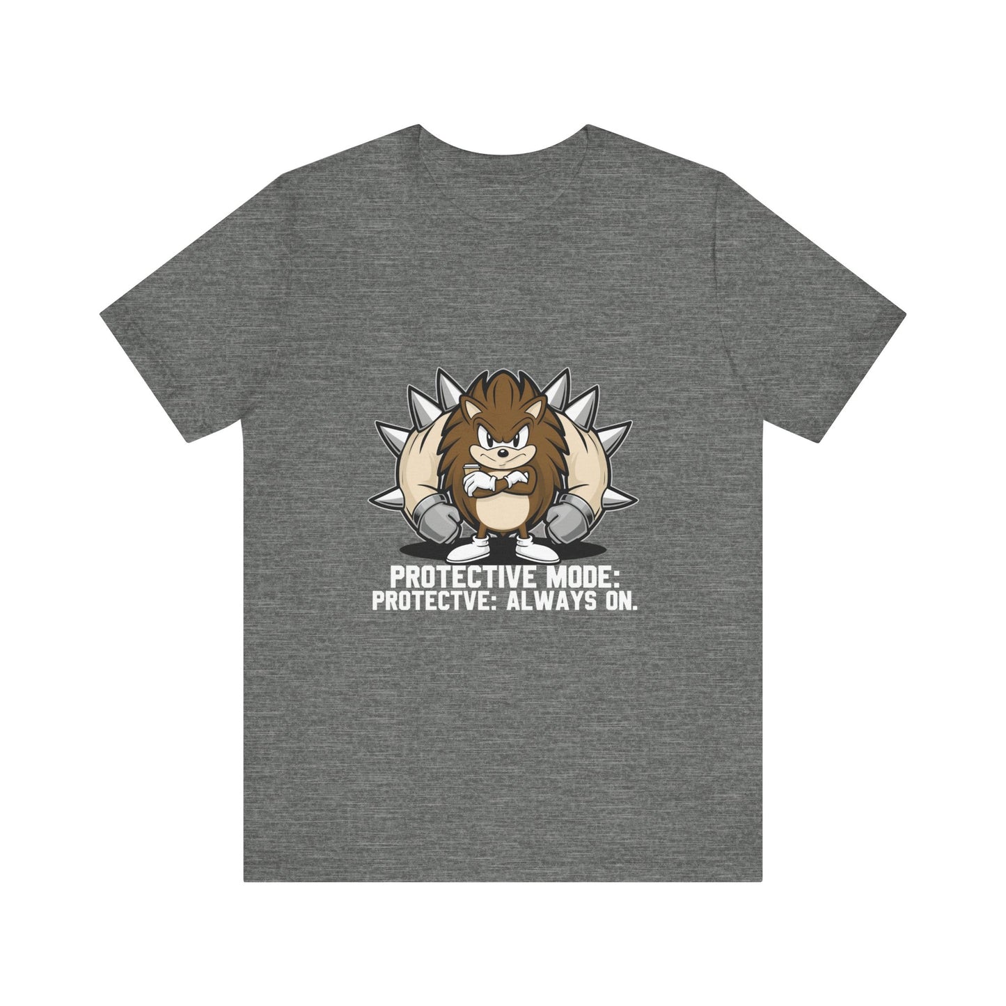 Protective Mode Unisex Jersey Tee - Always On, Gift for Him or Her, Funny T-Shirt, Casual Wear, Unique Graphic Tee
