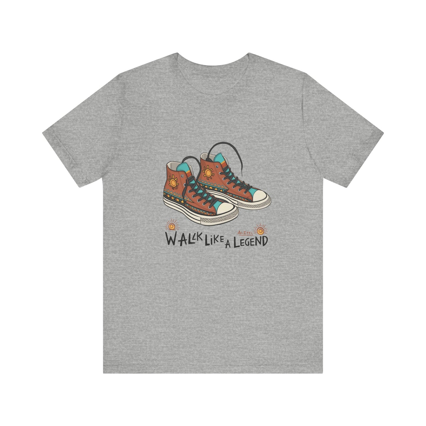 Walk Like a Legend T-Shirt, Casual Graphic Tee, Unisex Short Sleeve Shirt, Motivational Apparel, Gift for Sneaker Lovers