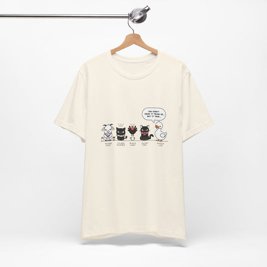 Funny Pet Lover Tee, Cute Animal Humor Shirt, Unisex Short Sleeve T-Shirt, Gift for Pet Owners, Animal Lover Apparel