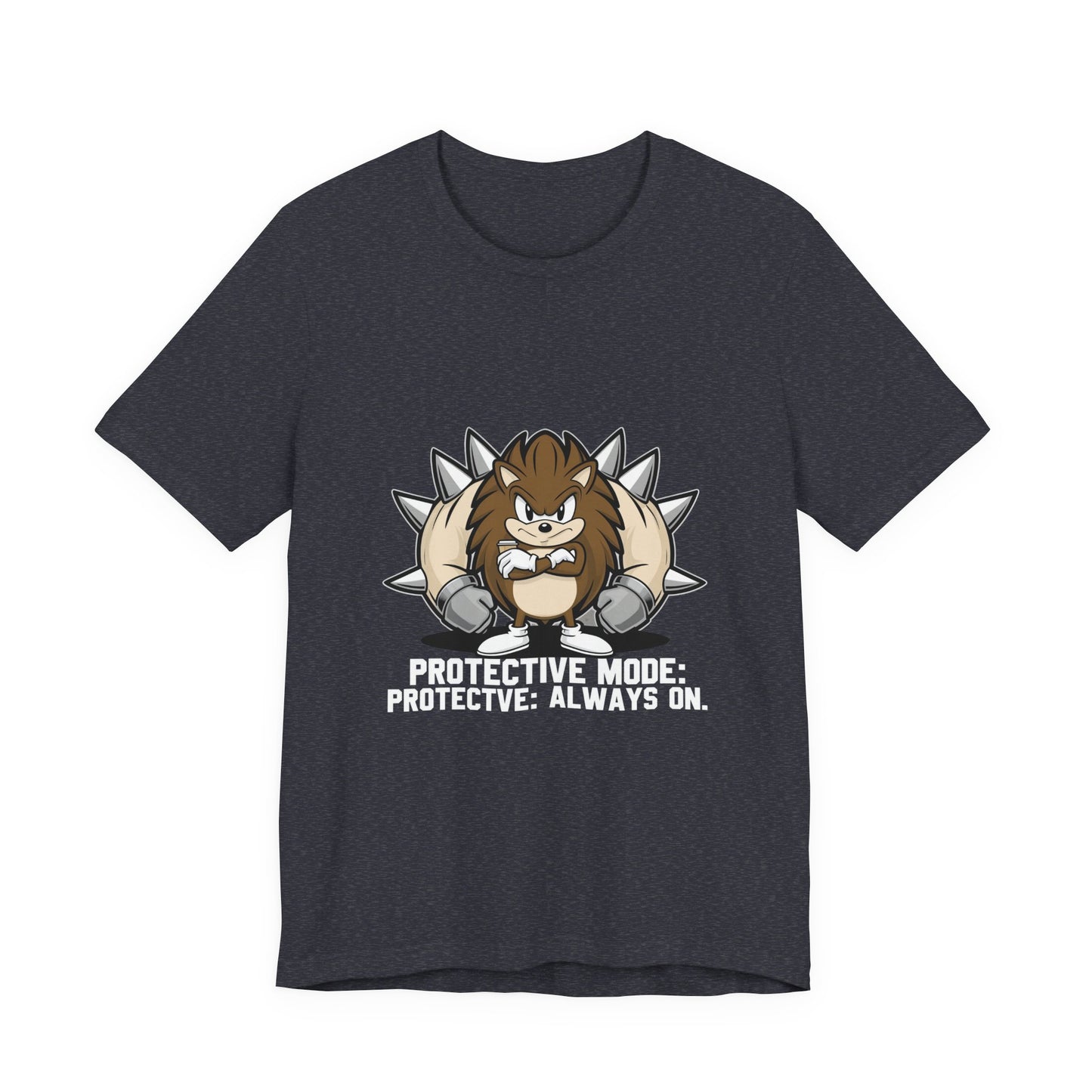 Protective Mode Unisex Jersey Tee - Always On, Gift for Him or Her, Funny T-Shirt, Casual Wear, Unique Graphic Tee
