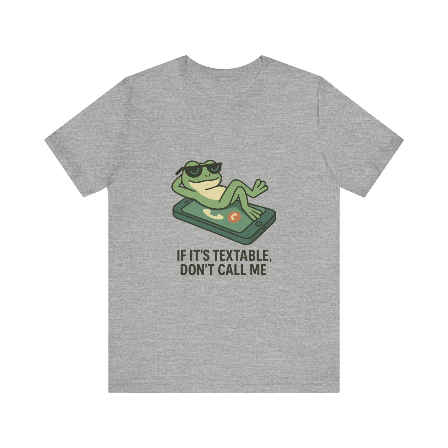Chill Frog T-Shirt, Funny Graphic Tee, Relaxed Unisex Wear, Gift for Friends, Casual Style Shirt, Perfect for Parties