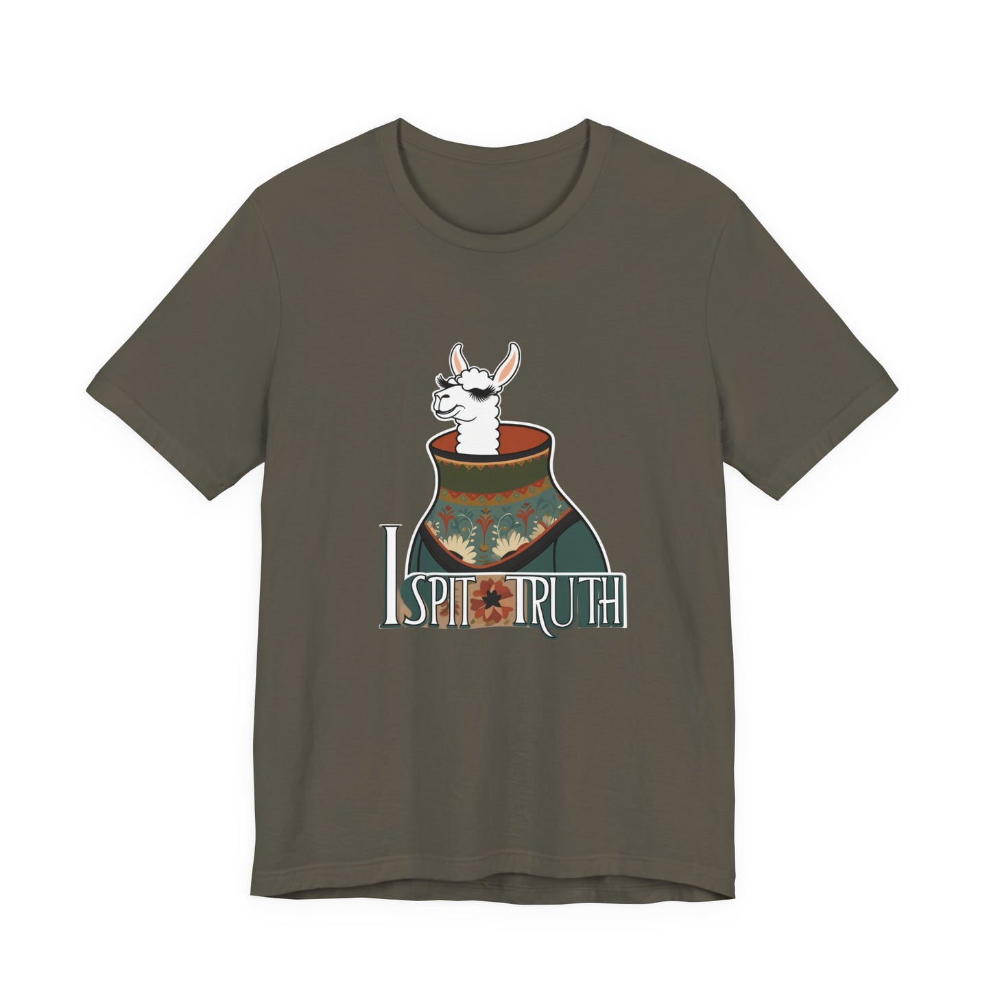 Funny Llama Graphic Tee, Unisex T-Shirt, Gift for Llama Lovers, Casual Wear, Quirky Humor Shirt