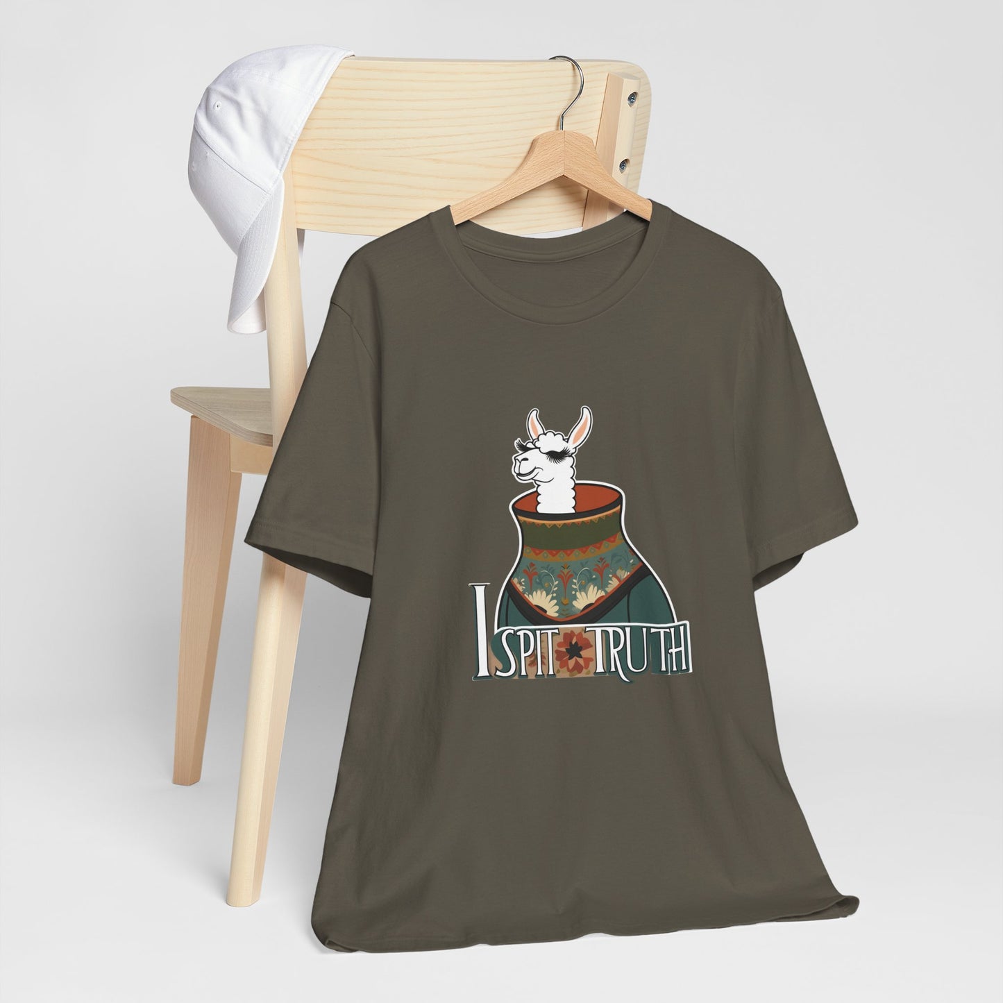 Funny Llama Graphic Tee, Unisex T-Shirt, Gift for Llama Lovers, Casual Wear, Quirky Humor Shirt