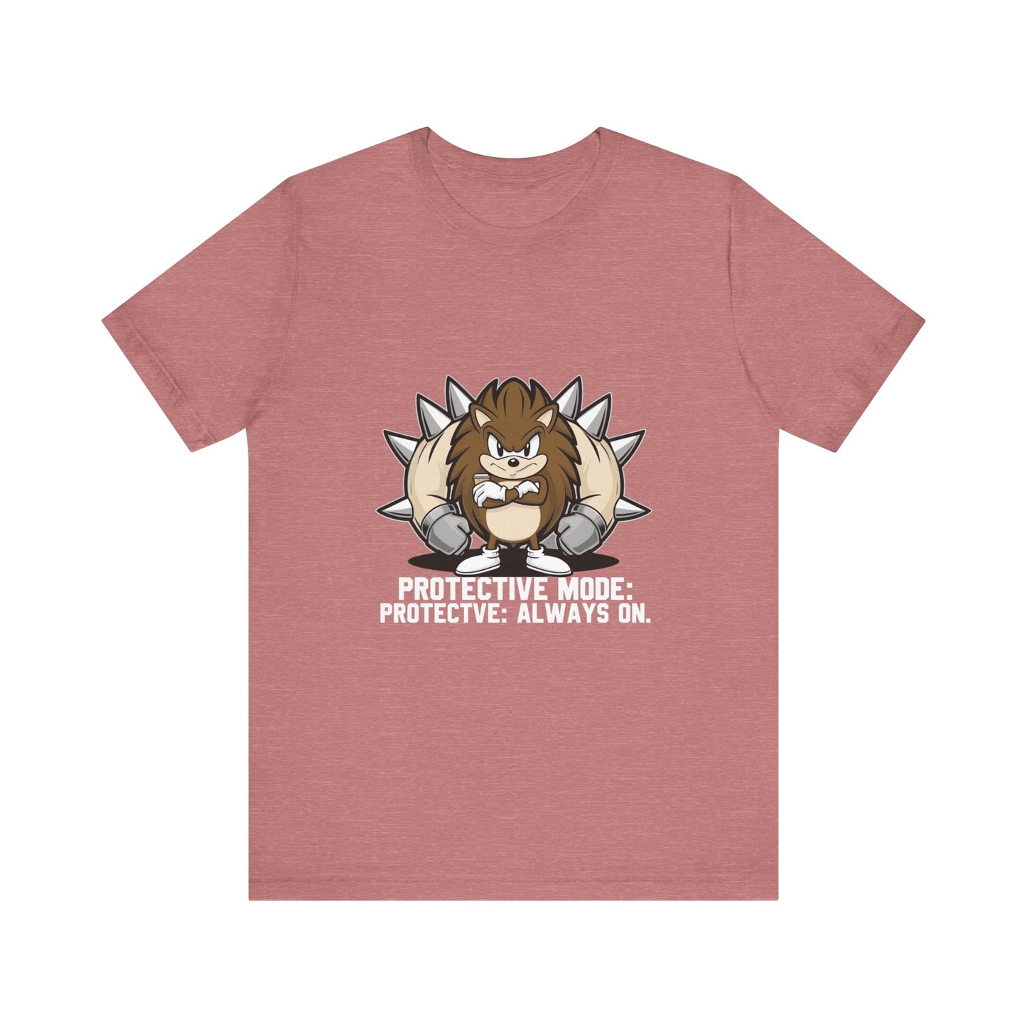 Protective Mode Unisex Jersey Tee - Always On, Gift for Him or Her, Funny T-Shirt, Casual Wear, Unique Graphic Tee