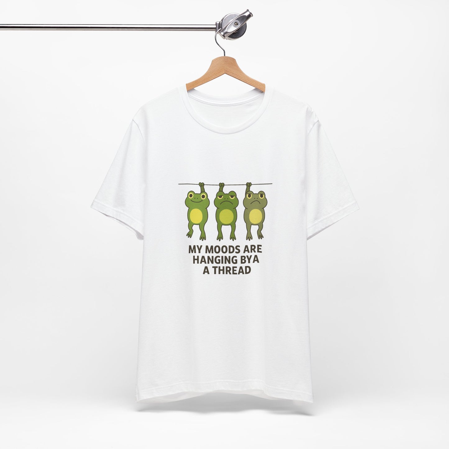 Lighthearted Frog Mood Tee: Perfect Gift for Fun-Loving Friends, Casual Outfits, Birthdays, Collectors, Nature Lovers
