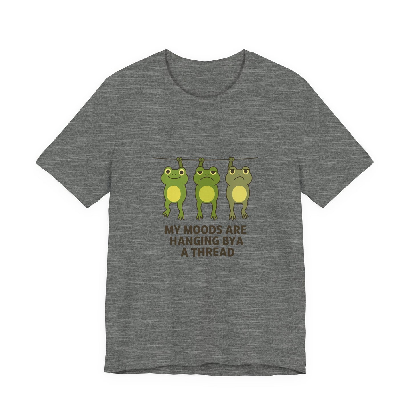 Lighthearted Frog Mood Tee: Perfect Gift for Fun-Loving Friends, Casual Outfits, Birthdays, Collectors, Nature Lovers