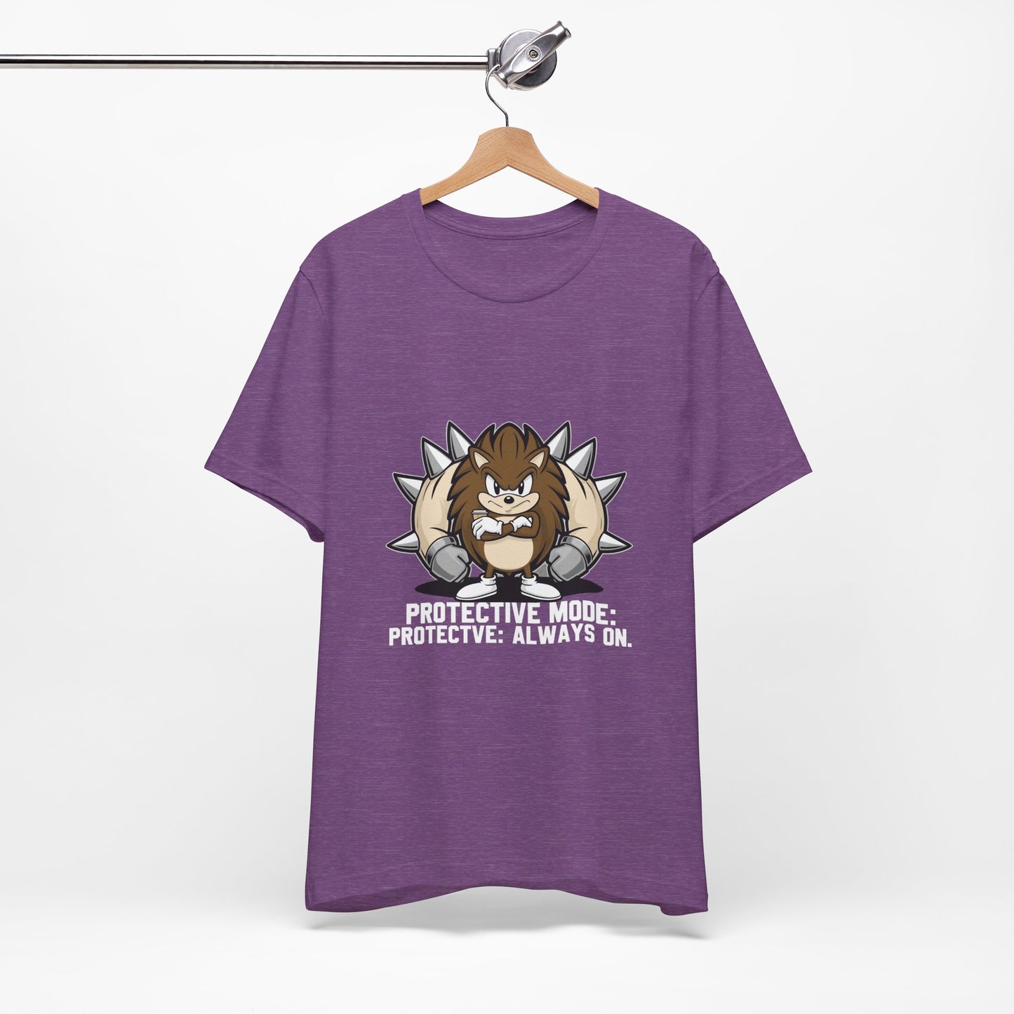 Protective Mode Unisex Jersey Tee - Always On, Gift for Him or Her, Funny T-Shirt, Casual Wear, Unique Graphic Tee