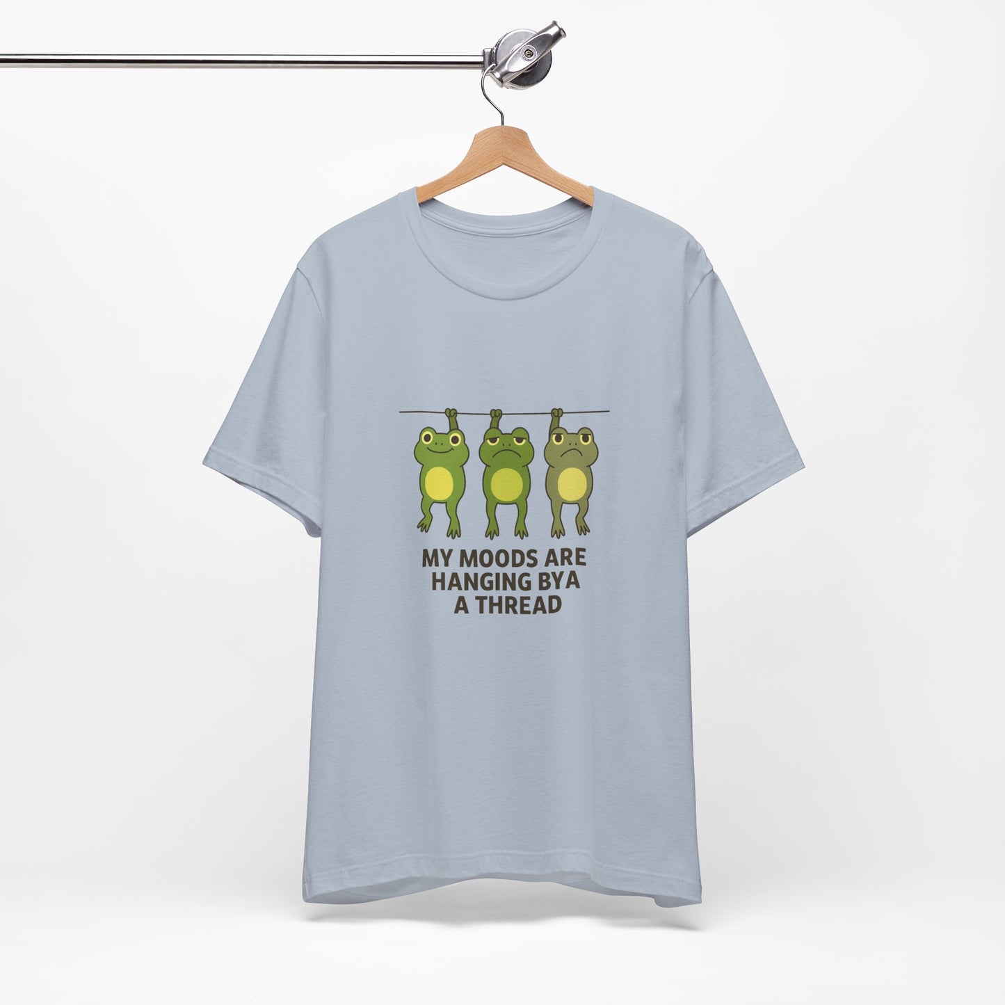 Lighthearted Frog Mood Tee: Perfect Gift for Fun-Loving Friends, Casual Outfits, Birthdays, Collectors, Nature Lovers