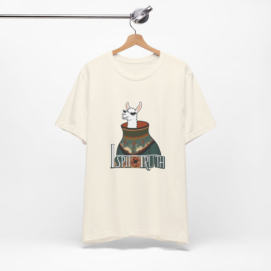 Funny Llama Graphic Tee, Unisex T-Shirt, Gift for Llama Lovers, Casual Wear, Quirky Humor Shirt
