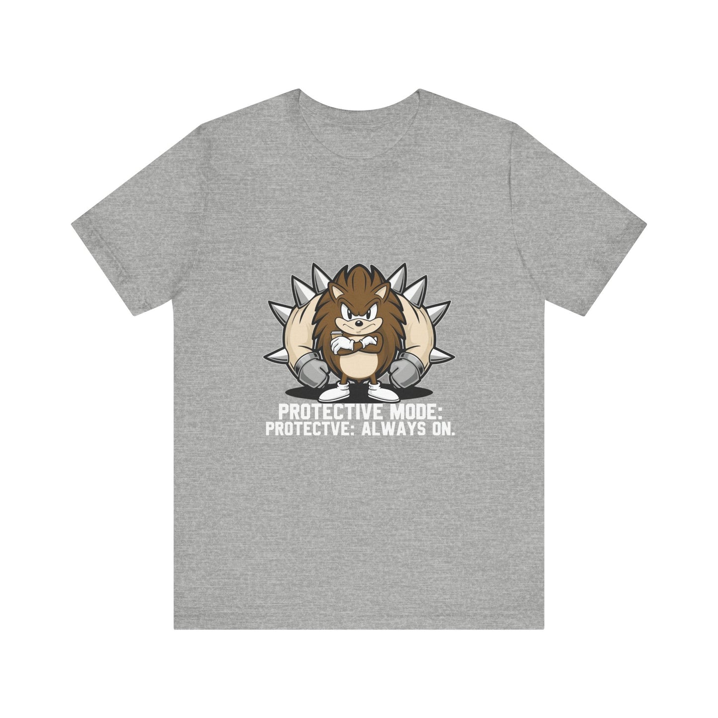 Protective Mode Unisex Jersey Tee - Always On, Gift for Him or Her, Funny T-Shirt, Casual Wear, Unique Graphic Tee