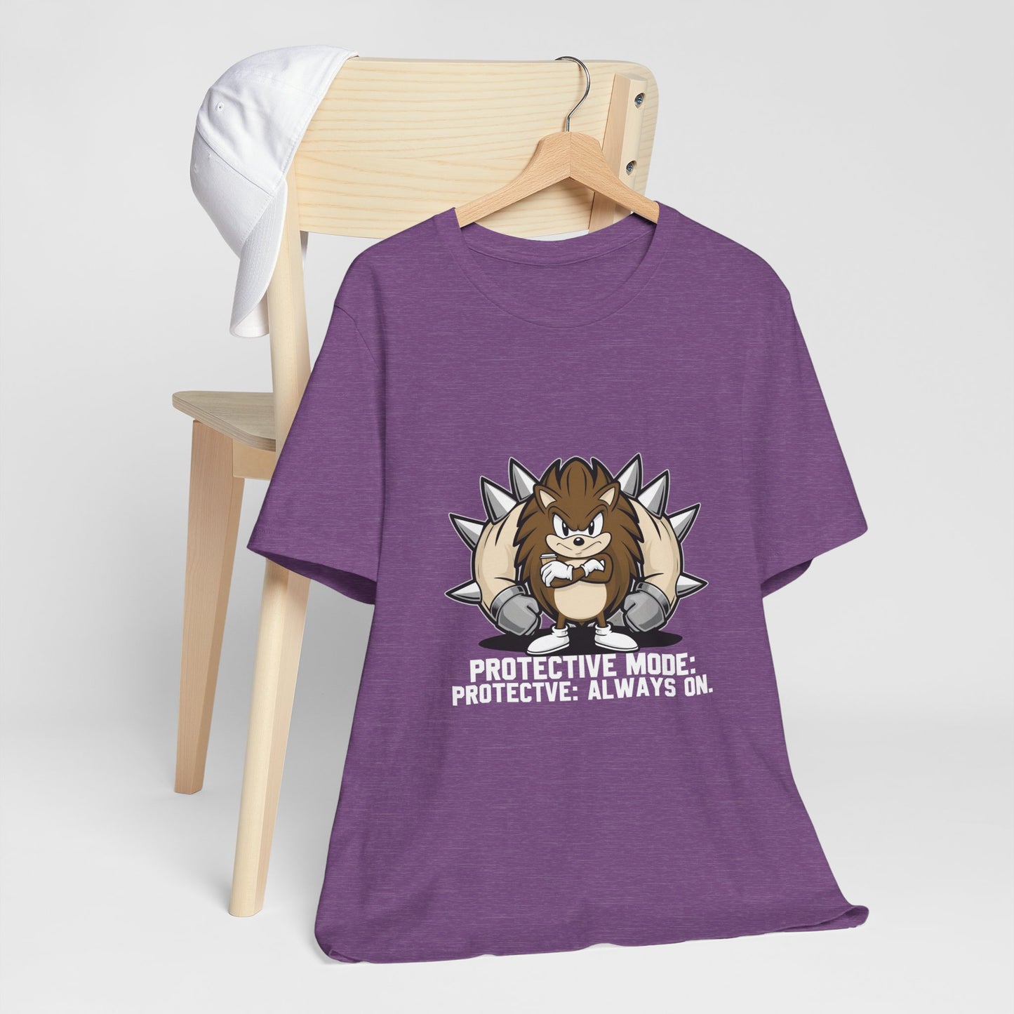 Protective Mode Unisex Jersey Tee - Always On, Gift for Him or Her, Funny T-Shirt, Casual Wear, Unique Graphic Tee