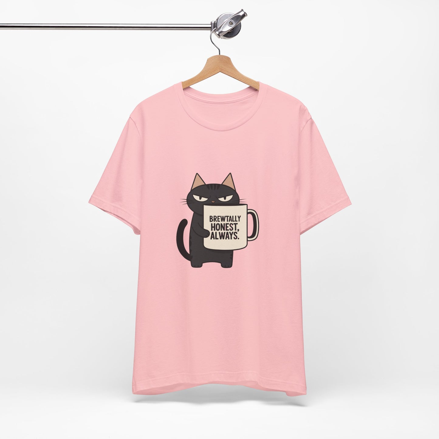 Brutally Honest Cat Tee, Funny Cat Shirt, Unisex Tee, Gift for Cat Lovers, Cute Cat Apparel, Everyday Casual Wear