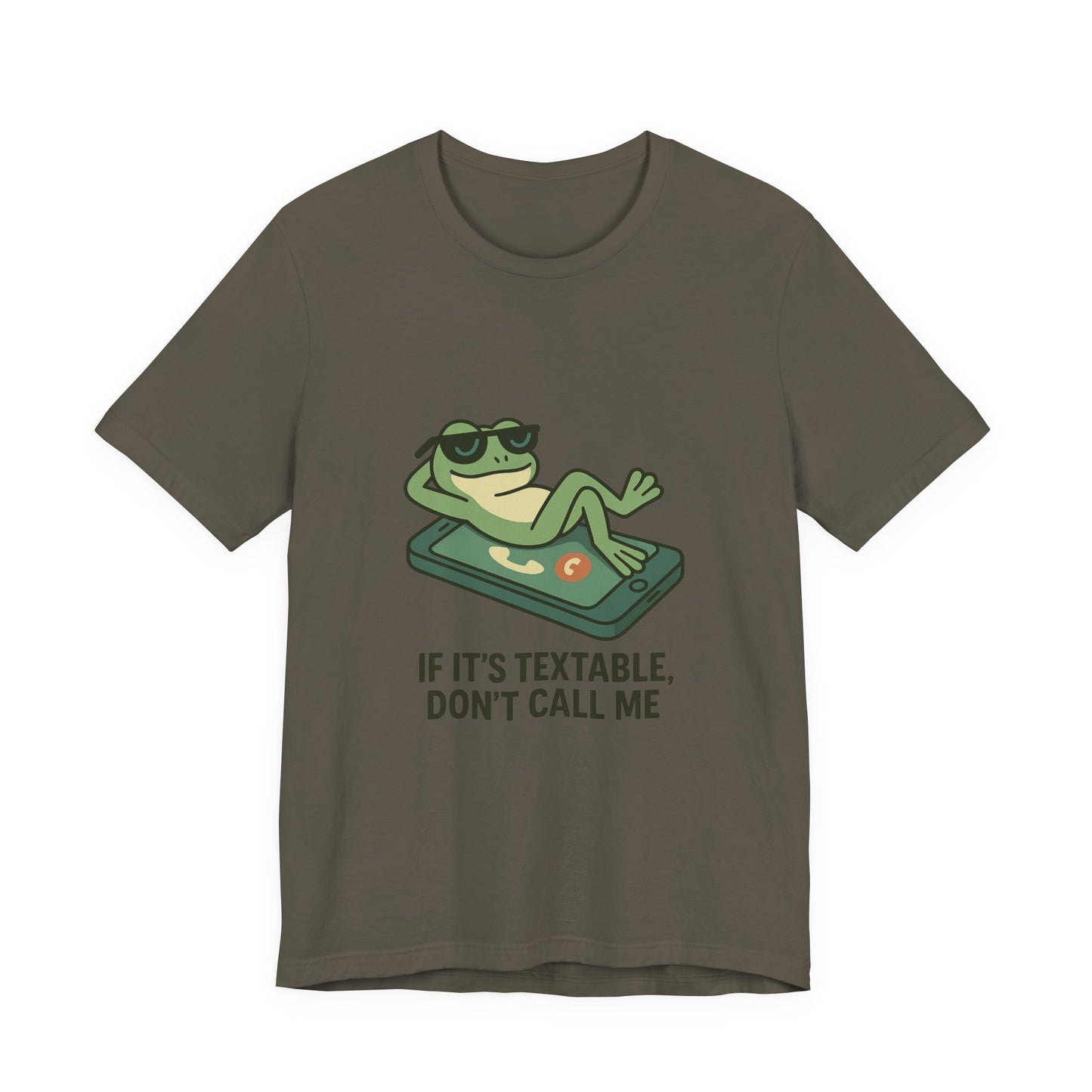 Chill Frog T-Shirt, Funny Graphic Tee, Relaxed Unisex Wear, Gift for Friends, Casual Style Shirt, Perfect for Parties