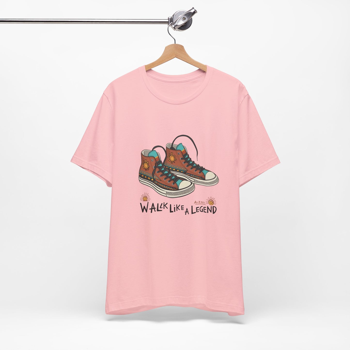 Walk Like a Legend T-Shirt, Casual Graphic Tee, Unisex Short Sleeve Shirt, Motivational Apparel, Gift for Sneaker Lovers