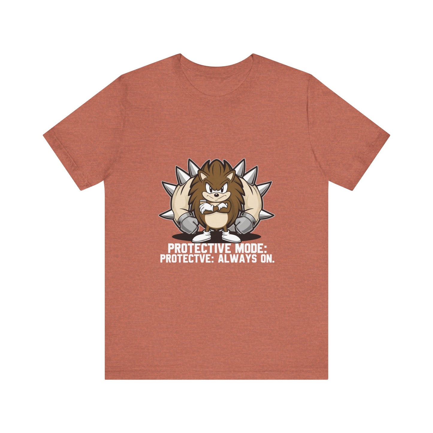 Protective Mode Unisex Jersey Tee - Always On, Gift for Him or Her, Funny T-Shirt, Casual Wear, Unique Graphic Tee