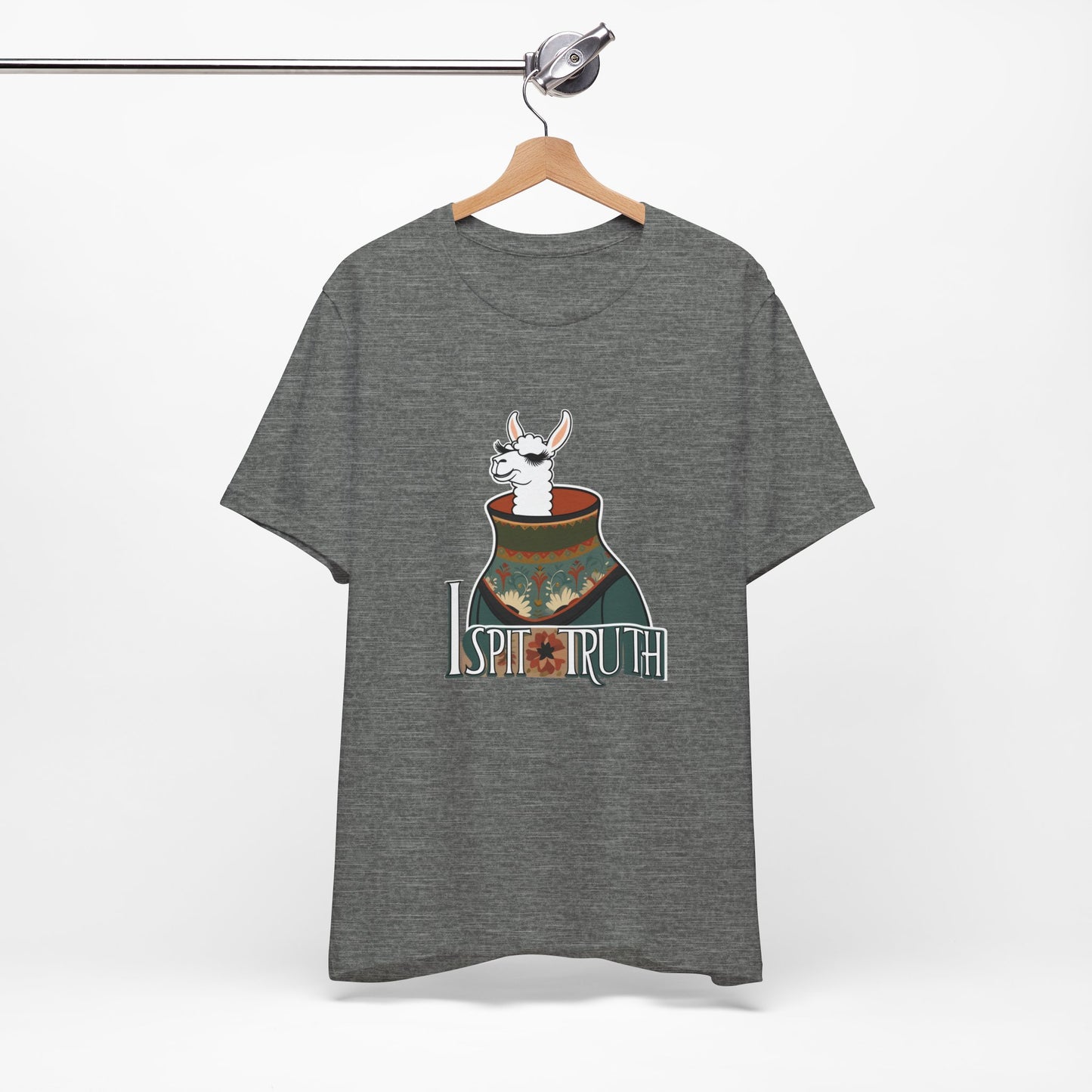 Funny Llama Graphic Tee, Unisex T-Shirt, Gift for Llama Lovers, Casual Wear, Quirky Humor Shirt