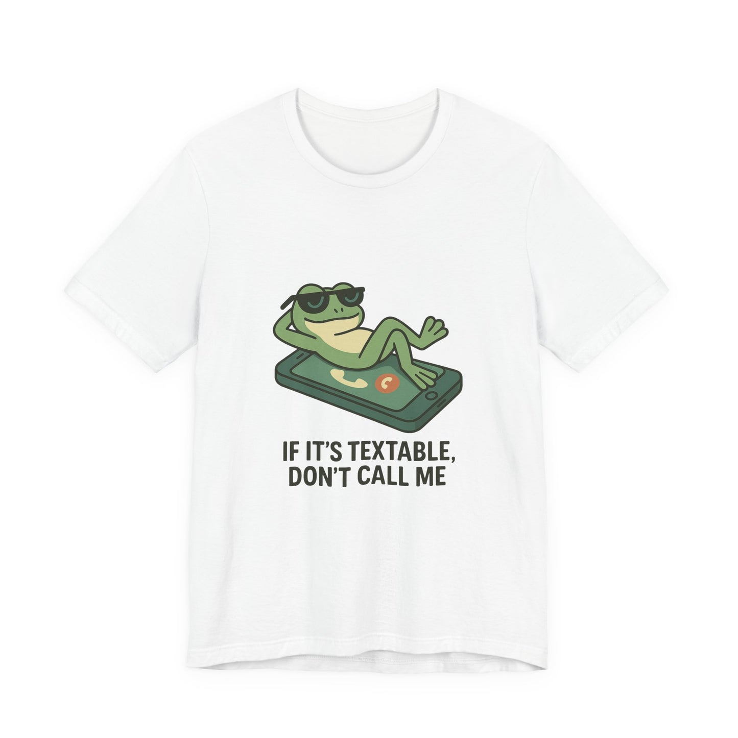 Chill Frog T-Shirt, Funny Graphic Tee, Relaxed Unisex Wear, Gift for Friends, Casual Style Shirt, Perfect for Parties