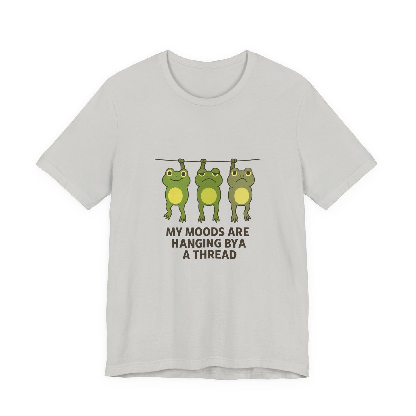 Lighthearted Frog Mood Tee: Perfect Gift for Fun-Loving Friends, Casual Outfits, Birthdays, Collectors, Nature Lovers