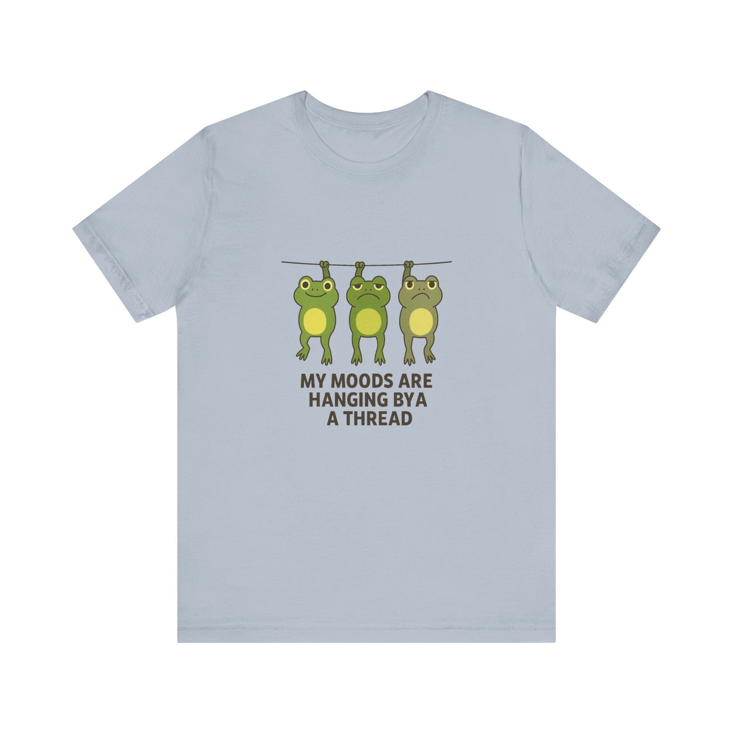 Lighthearted Frog Mood Tee: Perfect Gift for Fun-Loving Friends, Casual Outfits, Birthdays, Collectors, Nature Lovers