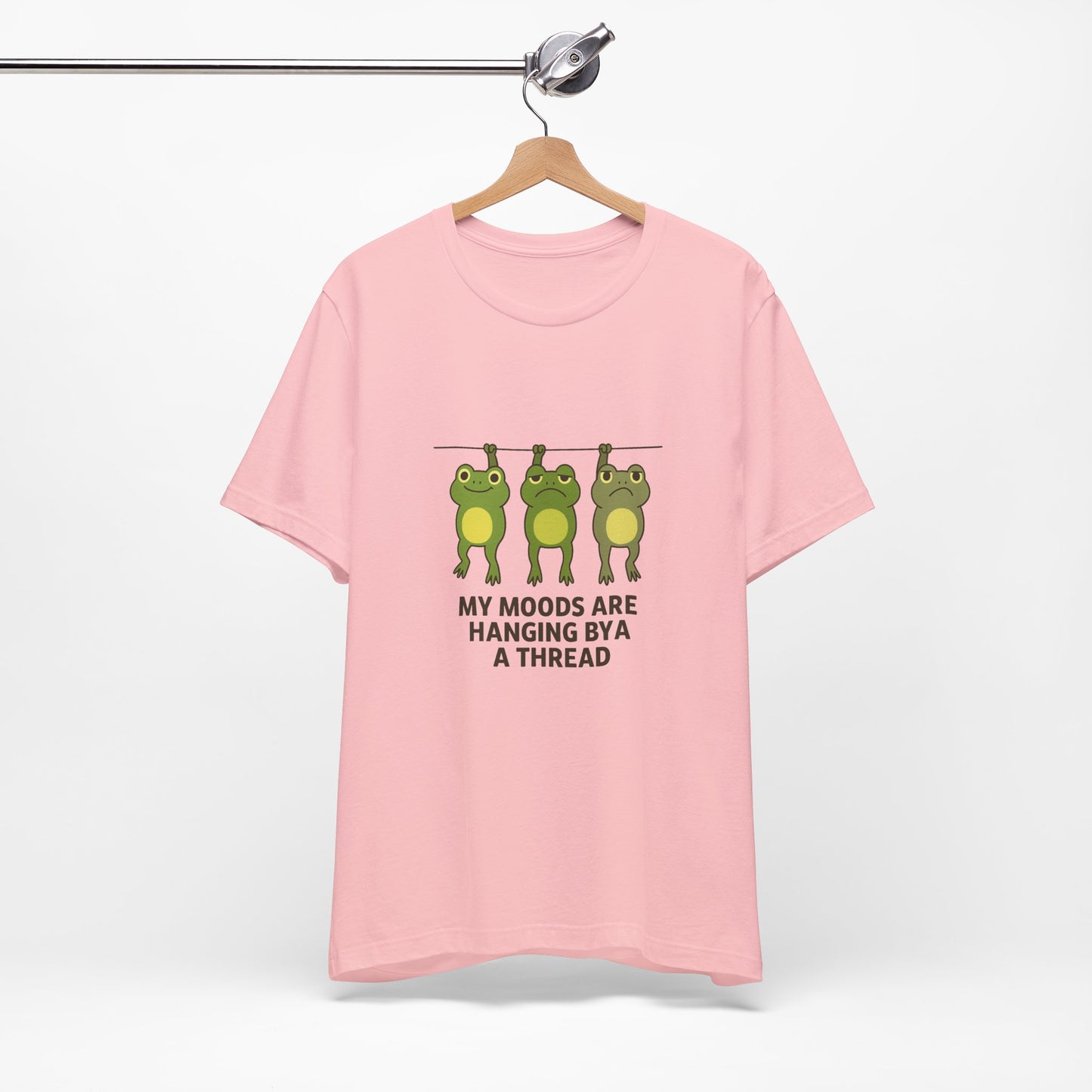 Lighthearted Frog Mood Tee: Perfect Gift for Fun-Loving Friends, Casual Outfits, Birthdays, Collectors, Nature Lovers