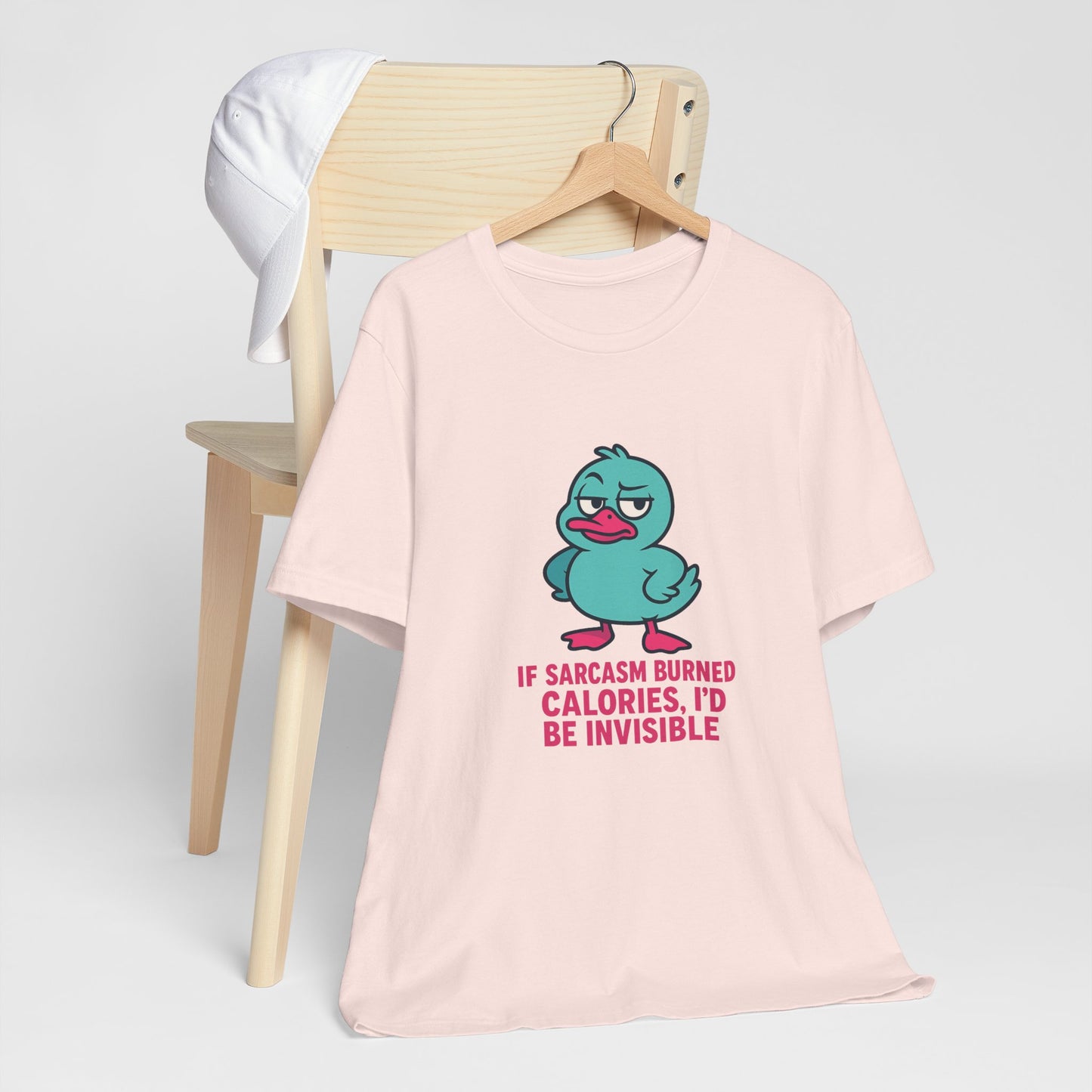 Sarcastic Duck Unisex Tee, Funny Sarcastic Shirt, Cute Animal Graphic Tee, Gift for Duck Lovers, Humor T-Shirt for Friends