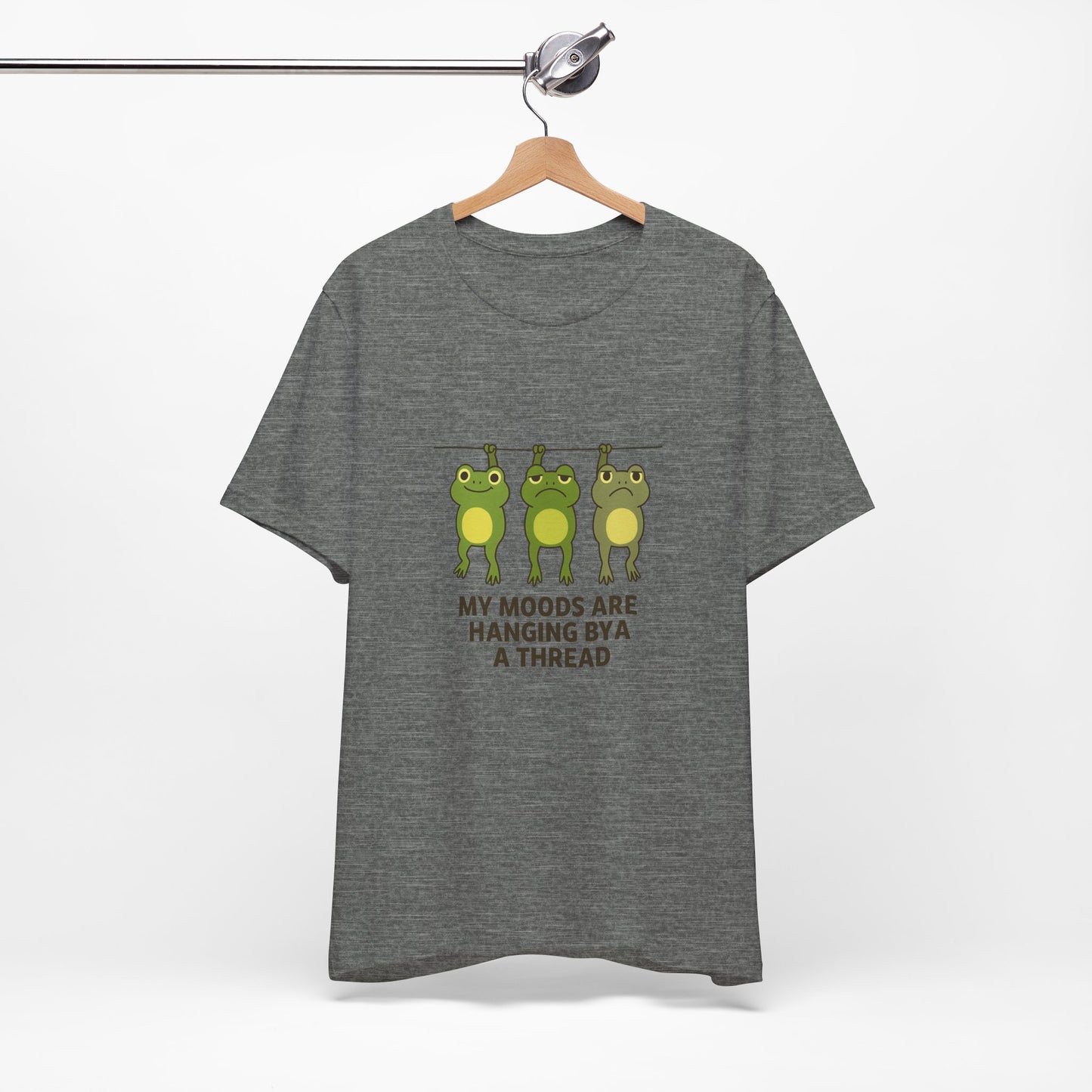 Lighthearted Frog Mood Tee: Perfect Gift for Fun-Loving Friends, Casual Outfits, Birthdays, Collectors, Nature Lovers