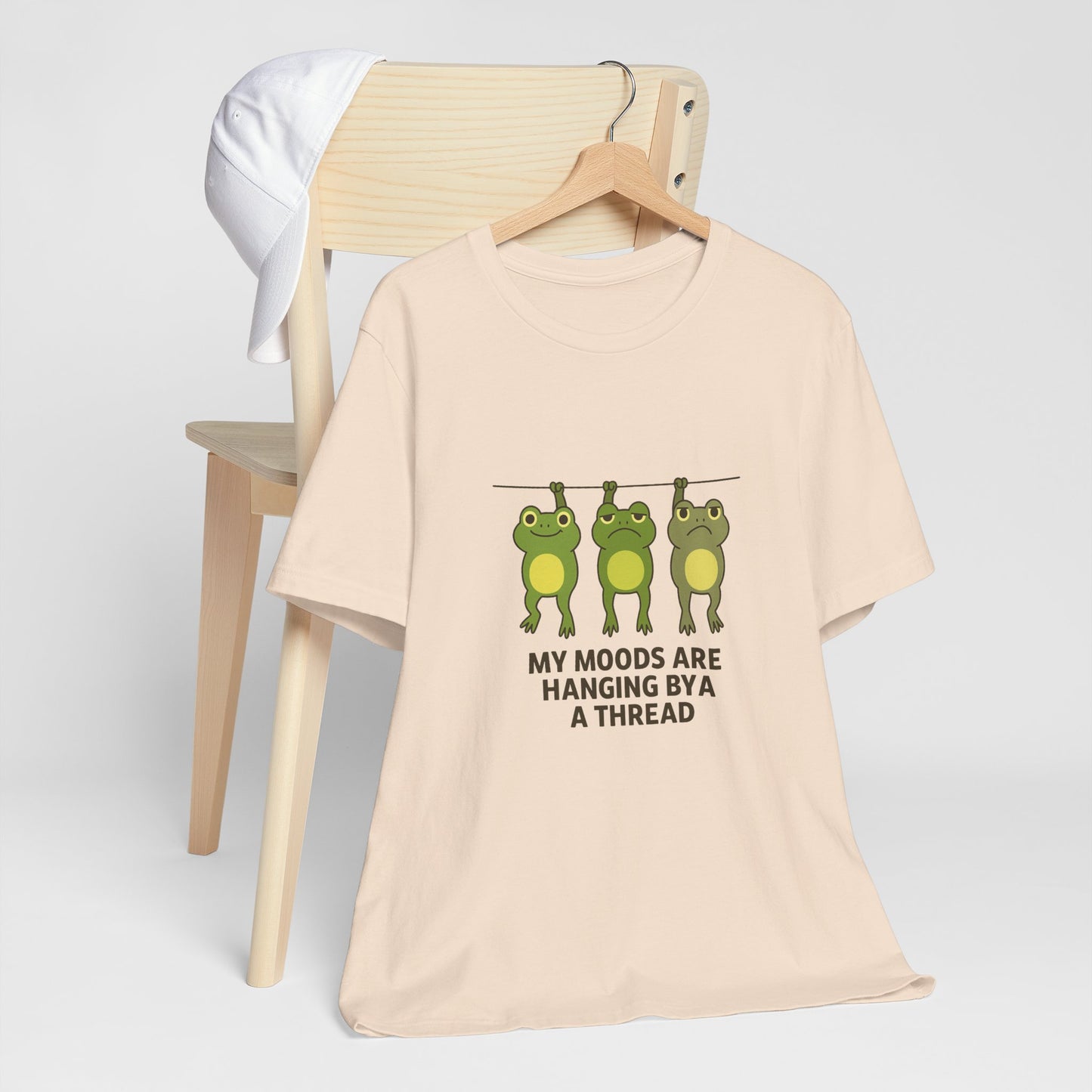 Lighthearted Frog Mood Tee: Perfect Gift for Fun-Loving Friends, Casual Outfits, Birthdays, Collectors, Nature Lovers