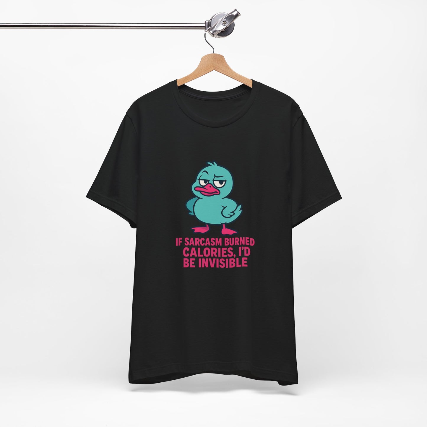 Sarcastic Duck Unisex Tee, Funny Sarcastic Shirt, Cute Animal Graphic Tee, Gift for Duck Lovers, Humor T-Shirt for Friends