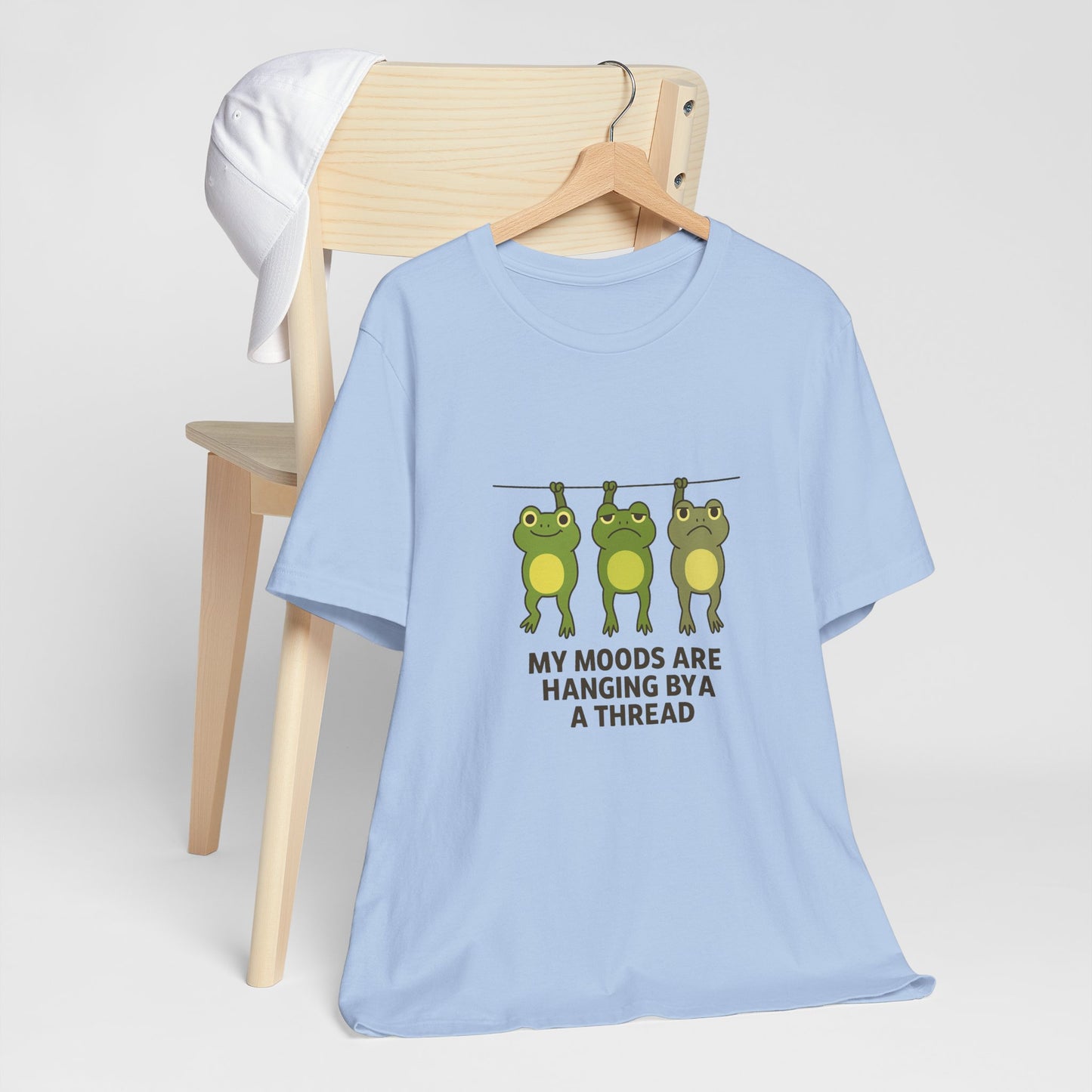 Lighthearted Frog Mood Tee: Perfect Gift for Fun-Loving Friends, Casual Outfits, Birthdays, Collectors, Nature Lovers