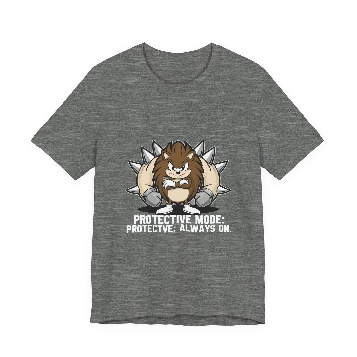 Protective Mode Unisex Jersey Tee - Always On, Gift for Him or Her, Funny T-Shirt, Casual Wear, Unique Graphic Tee