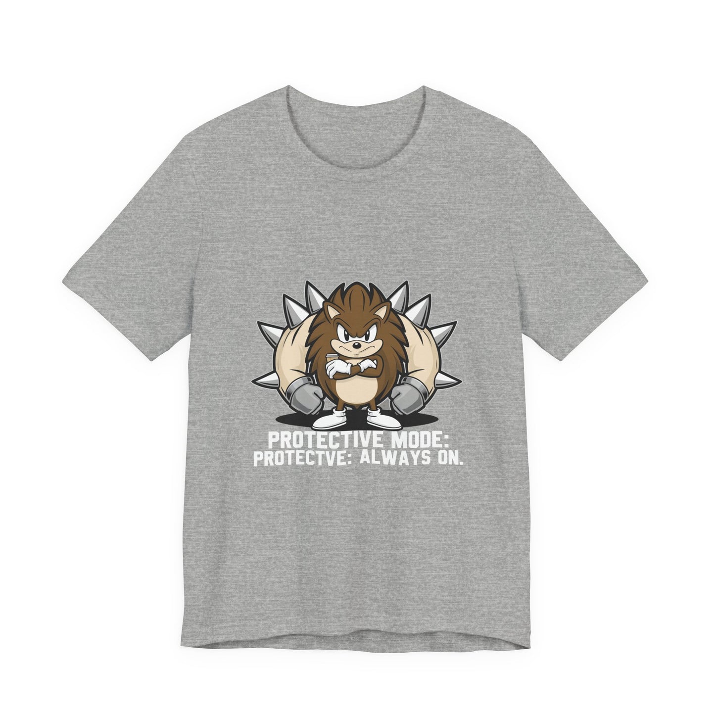 Protective Mode Unisex Jersey Tee - Always On, Gift for Him or Her, Funny T-Shirt, Casual Wear, Unique Graphic Tee