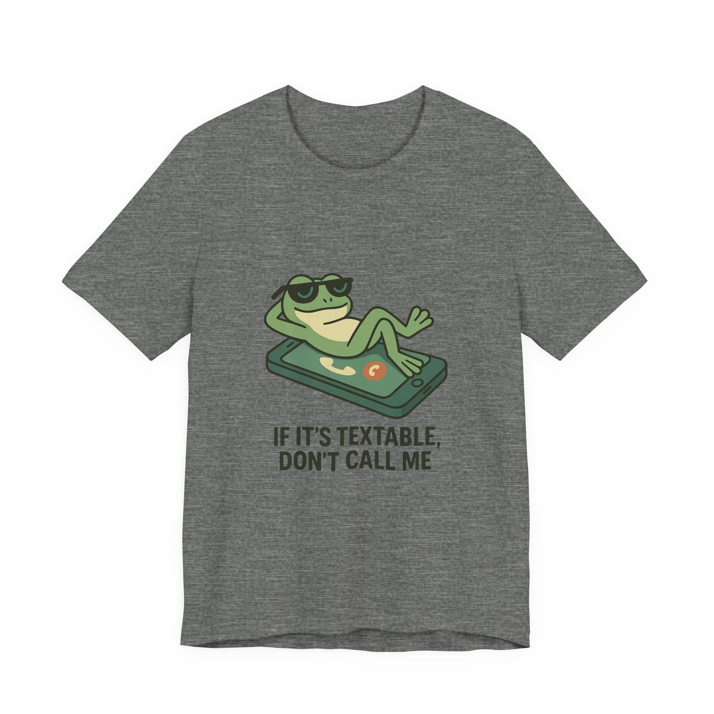 Chill Frog T-Shirt, Funny Graphic Tee, Relaxed Unisex Wear, Gift for Friends, Casual Style Shirt, Perfect for Parties