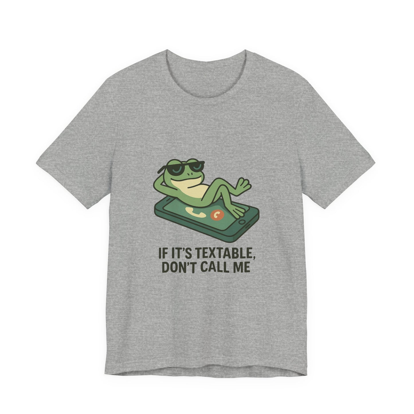 Chill Frog T-Shirt, Funny Graphic Tee, Relaxed Unisex Wear, Gift for Friends, Casual Style Shirt, Perfect for Parties