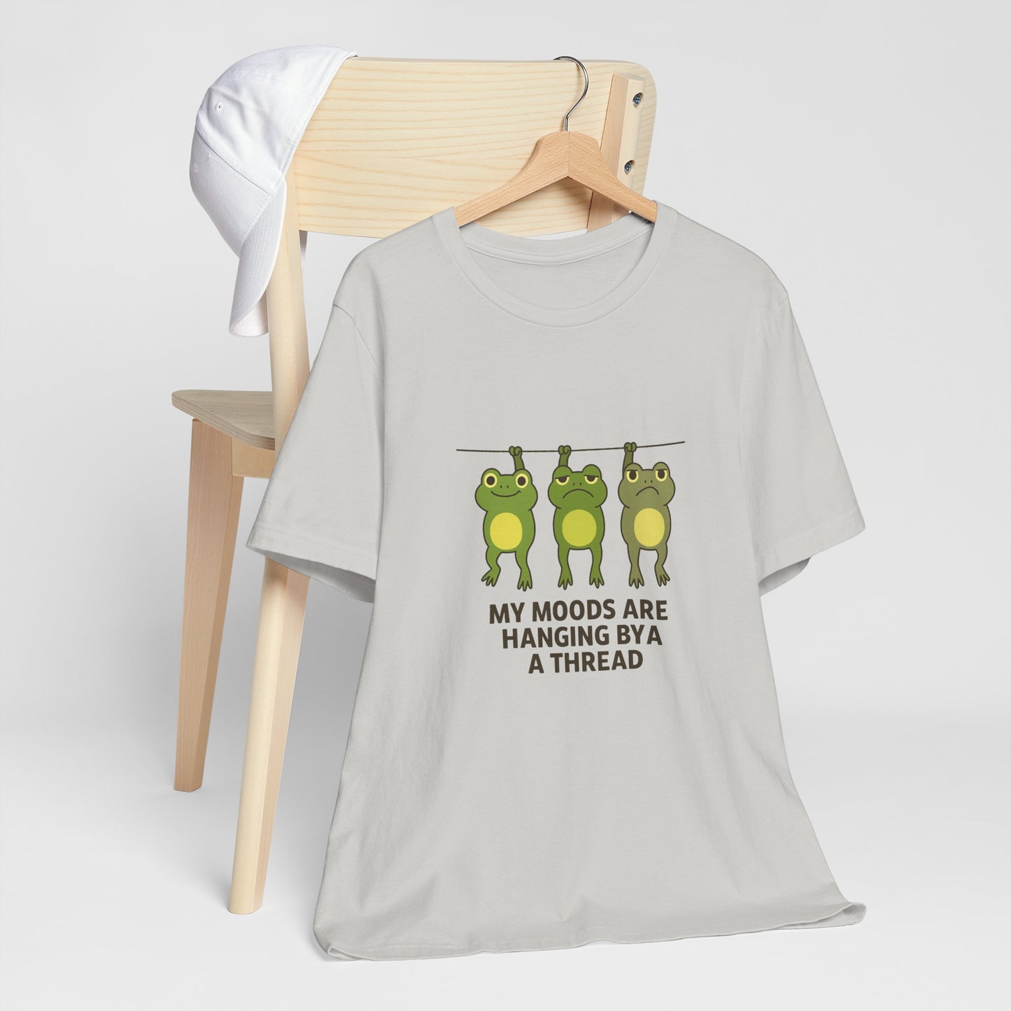 Lighthearted Frog Mood Tee: Perfect Gift for Fun-Loving Friends, Casual Outfits, Birthdays, Collectors, Nature Lovers