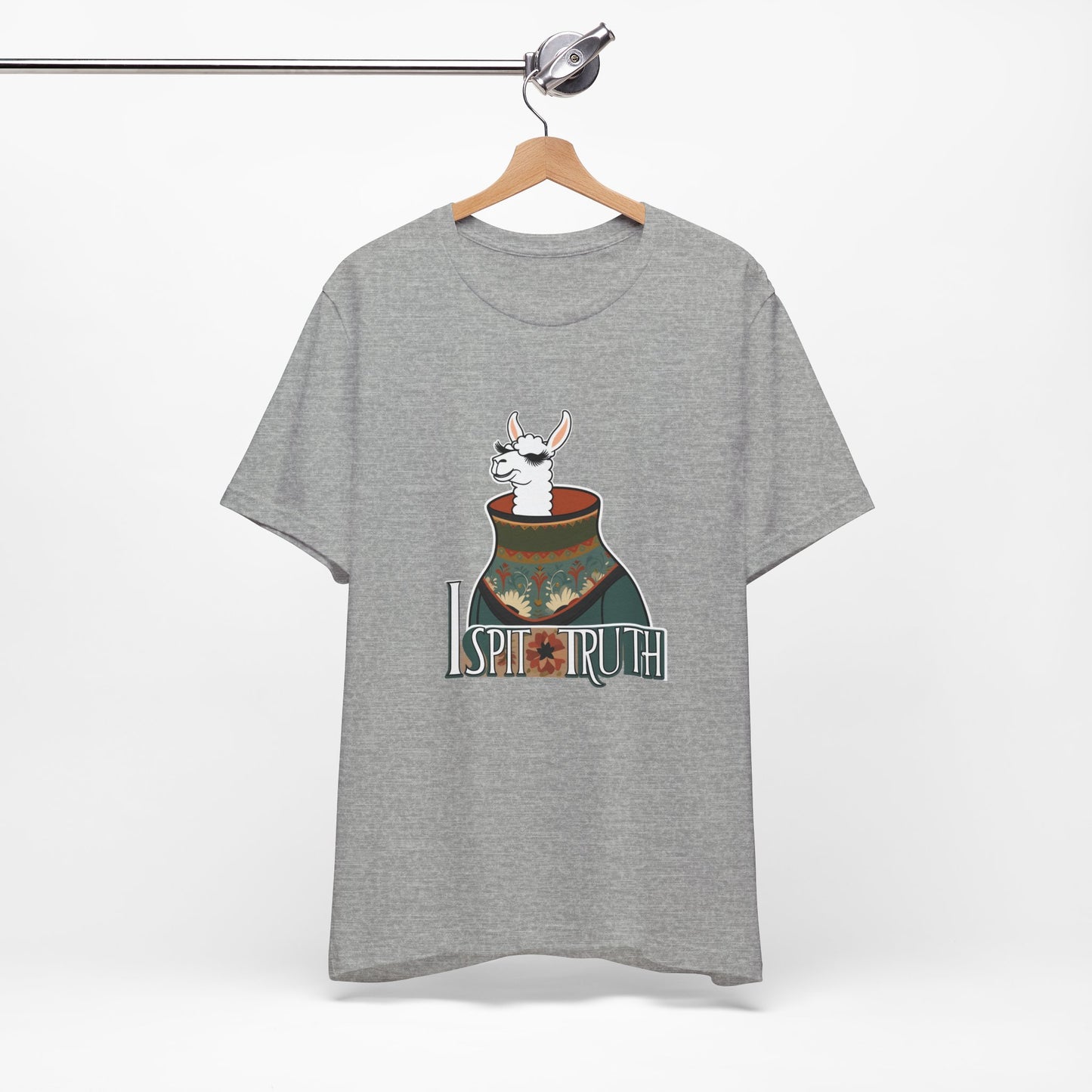 Funny Llama Graphic Tee, Unisex T-Shirt, Gift for Llama Lovers, Casual Wear, Quirky Humor Shirt