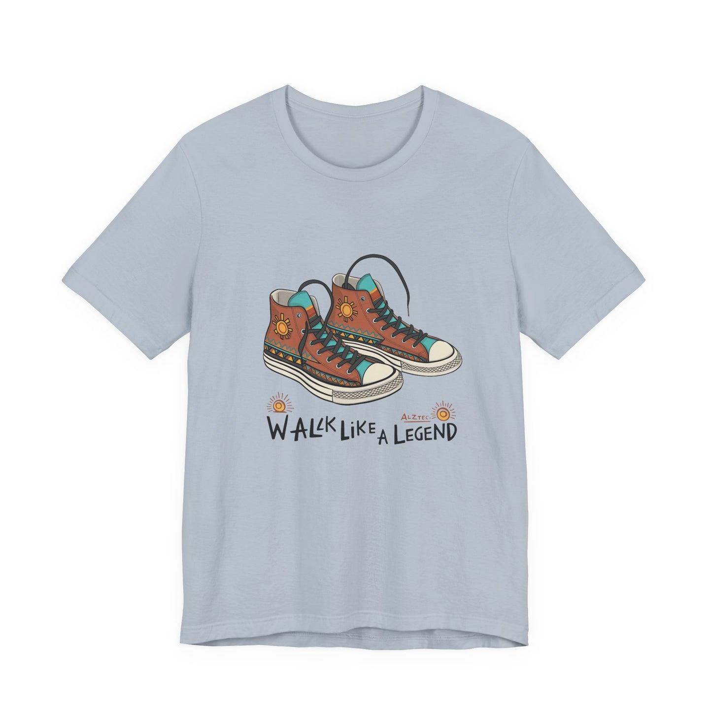 Walk Like a Legend T-Shirt, Casual Graphic Tee, Unisex Short Sleeve Shirt, Motivational Apparel, Gift for Sneaker Lovers