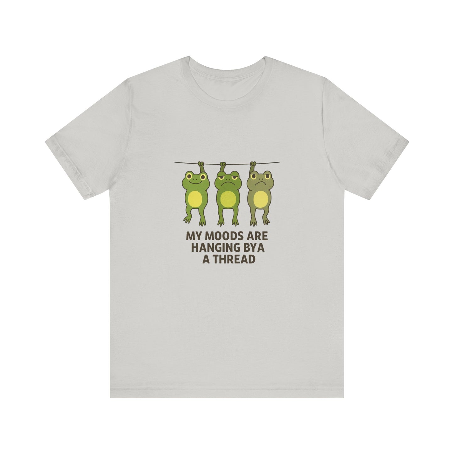 Lighthearted Frog Mood Tee: Perfect Gift for Fun-Loving Friends, Casual Outfits, Birthdays, Collectors, Nature Lovers