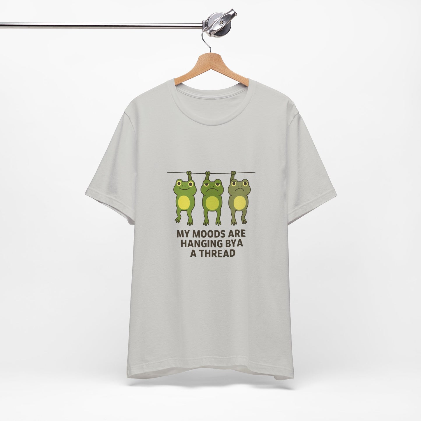 Lighthearted Frog Mood Tee: Perfect Gift for Fun-Loving Friends, Casual Outfits, Birthdays, Collectors, Nature Lovers