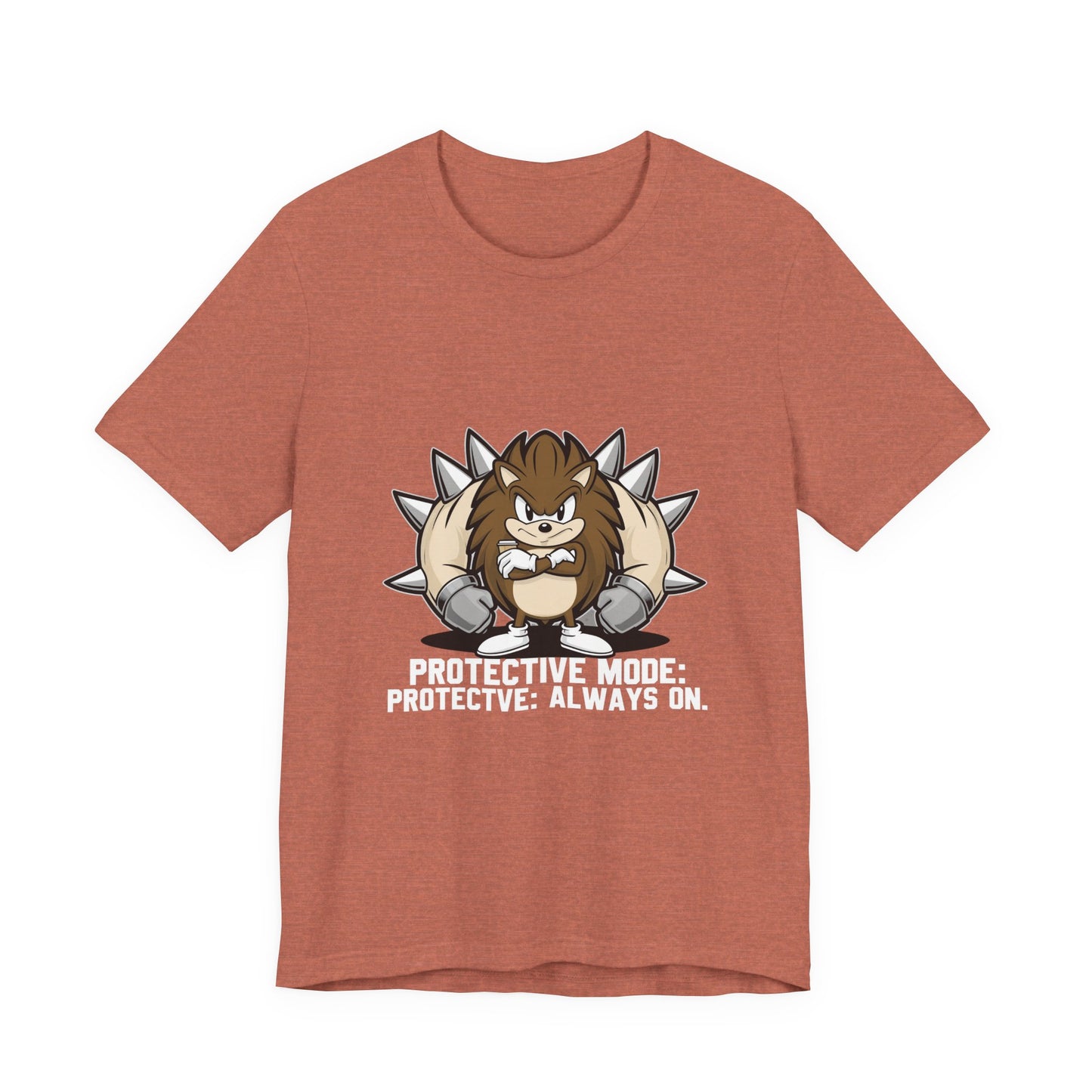 Protective Mode Unisex Jersey Tee - Always On, Gift for Him or Her, Funny T-Shirt, Casual Wear, Unique Graphic Tee