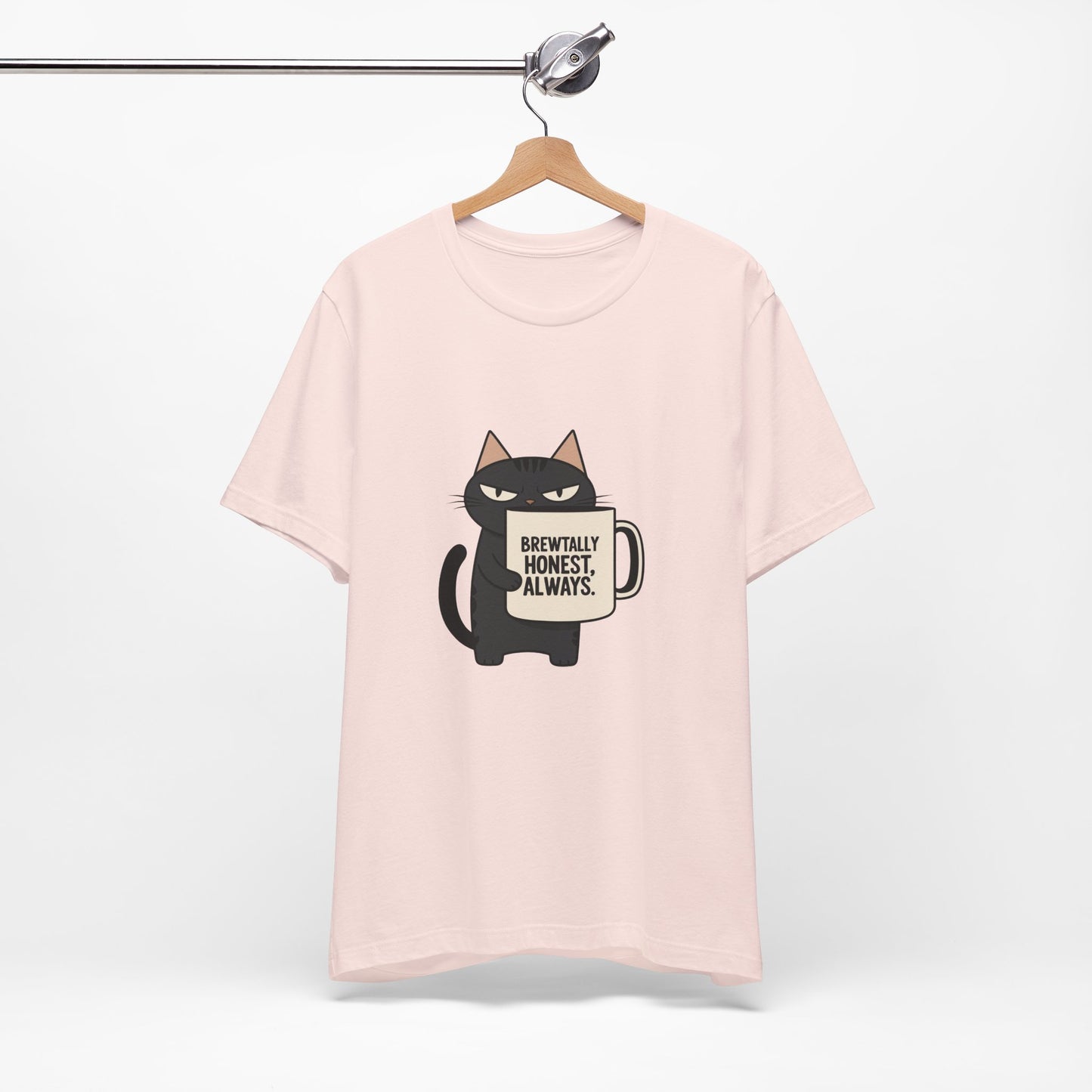 Brutally Honest Cat Tee, Funny Cat Shirt, Unisex Tee, Gift for Cat Lovers, Cute Cat Apparel, Everyday Casual Wear