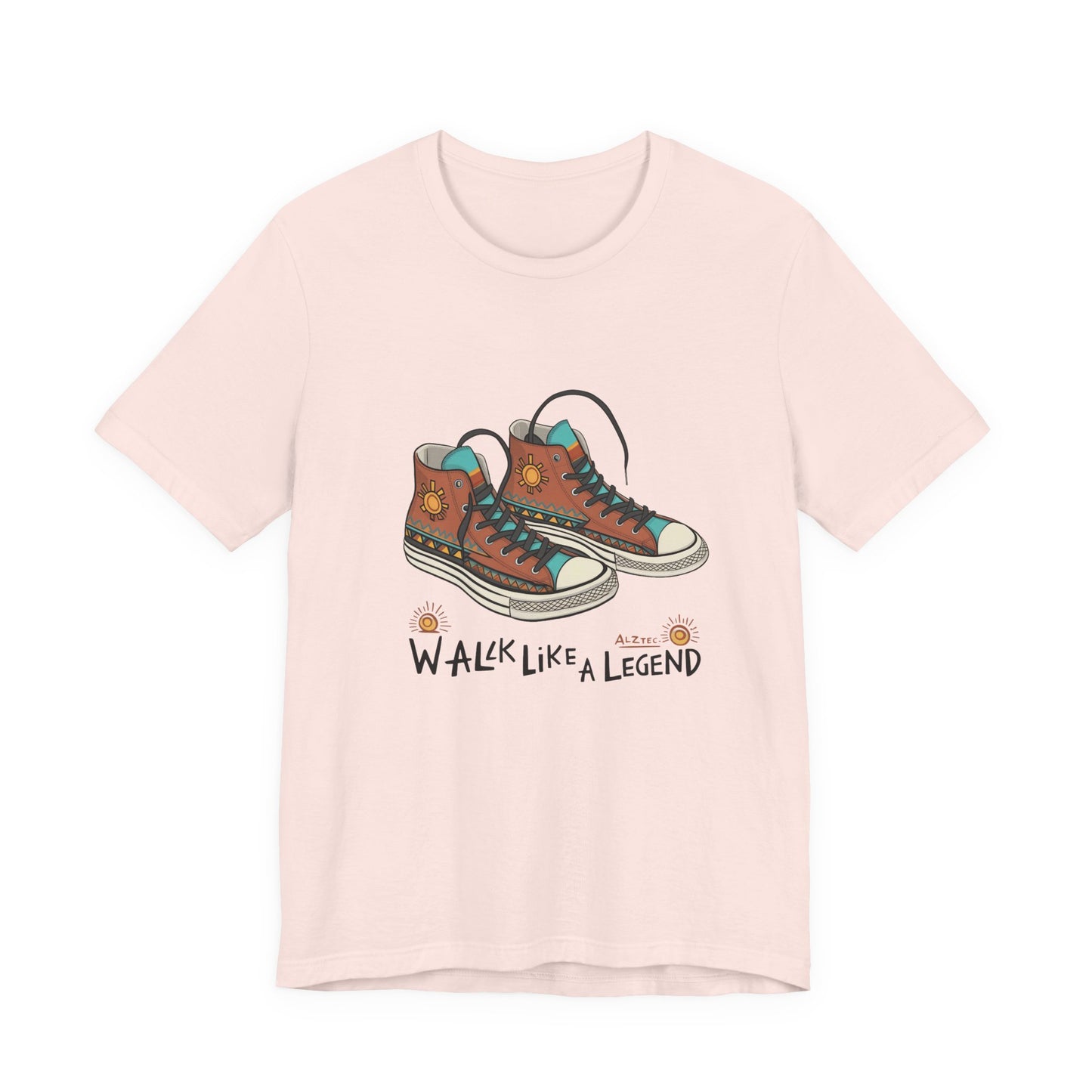 Walk Like a Legend T-Shirt, Casual Graphic Tee, Unisex Short Sleeve Shirt, Motivational Apparel, Gift for Sneaker Lovers