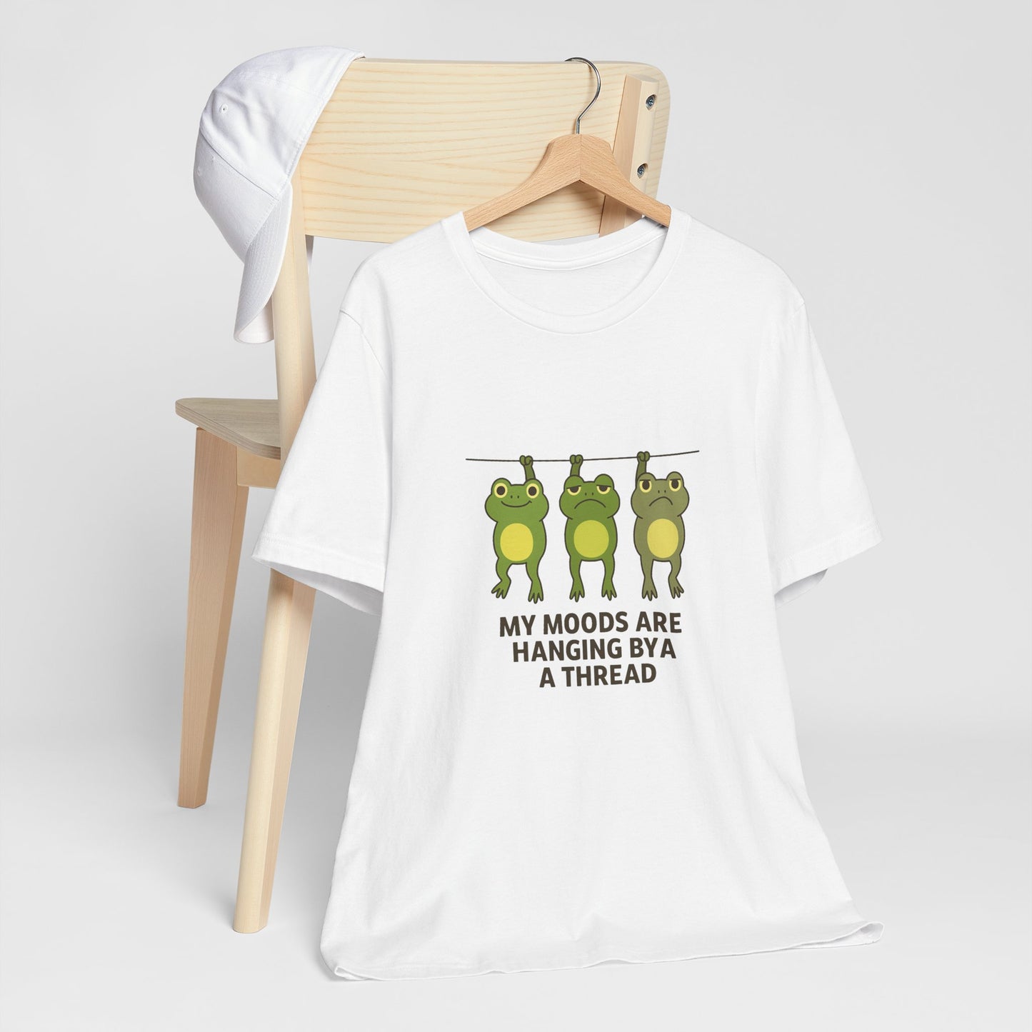 Lighthearted Frog Mood Tee: Perfect Gift for Fun-Loving Friends, Casual Outfits, Birthdays, Collectors, Nature Lovers