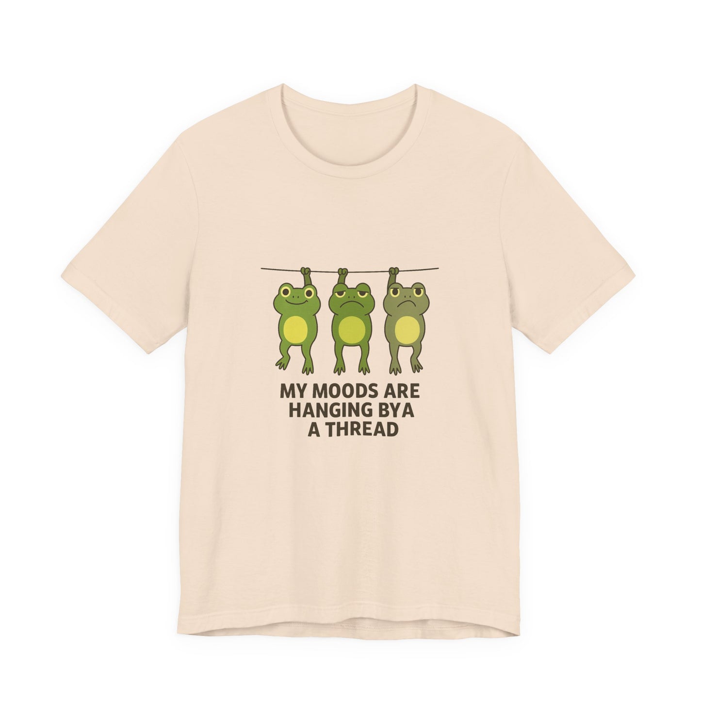 Lighthearted Frog Mood Tee: Perfect Gift for Fun-Loving Friends, Casual Outfits, Birthdays, Collectors, Nature Lovers