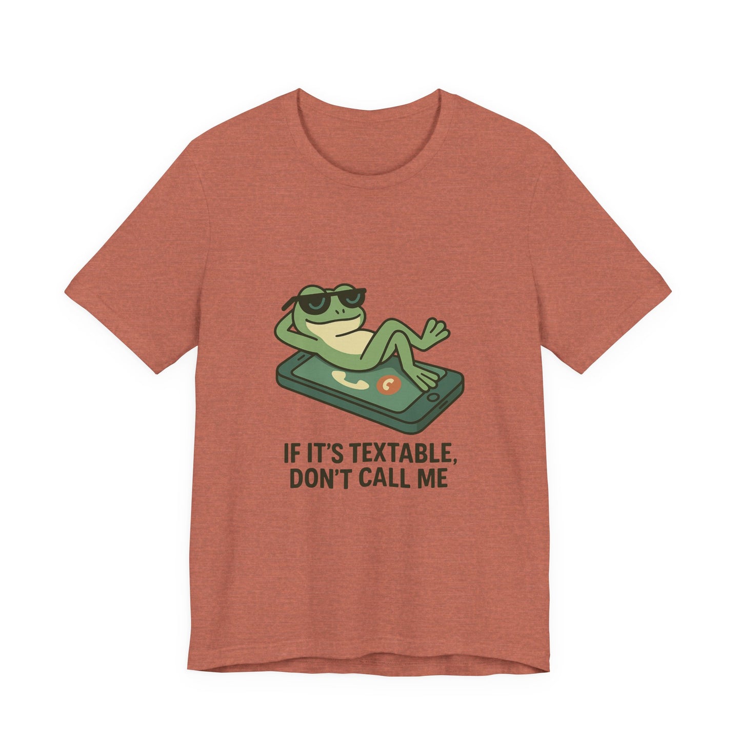 Chill Frog T-Shirt, Funny Graphic Tee, Relaxed Unisex Wear, Gift for Friends, Casual Style Shirt, Perfect for Parties