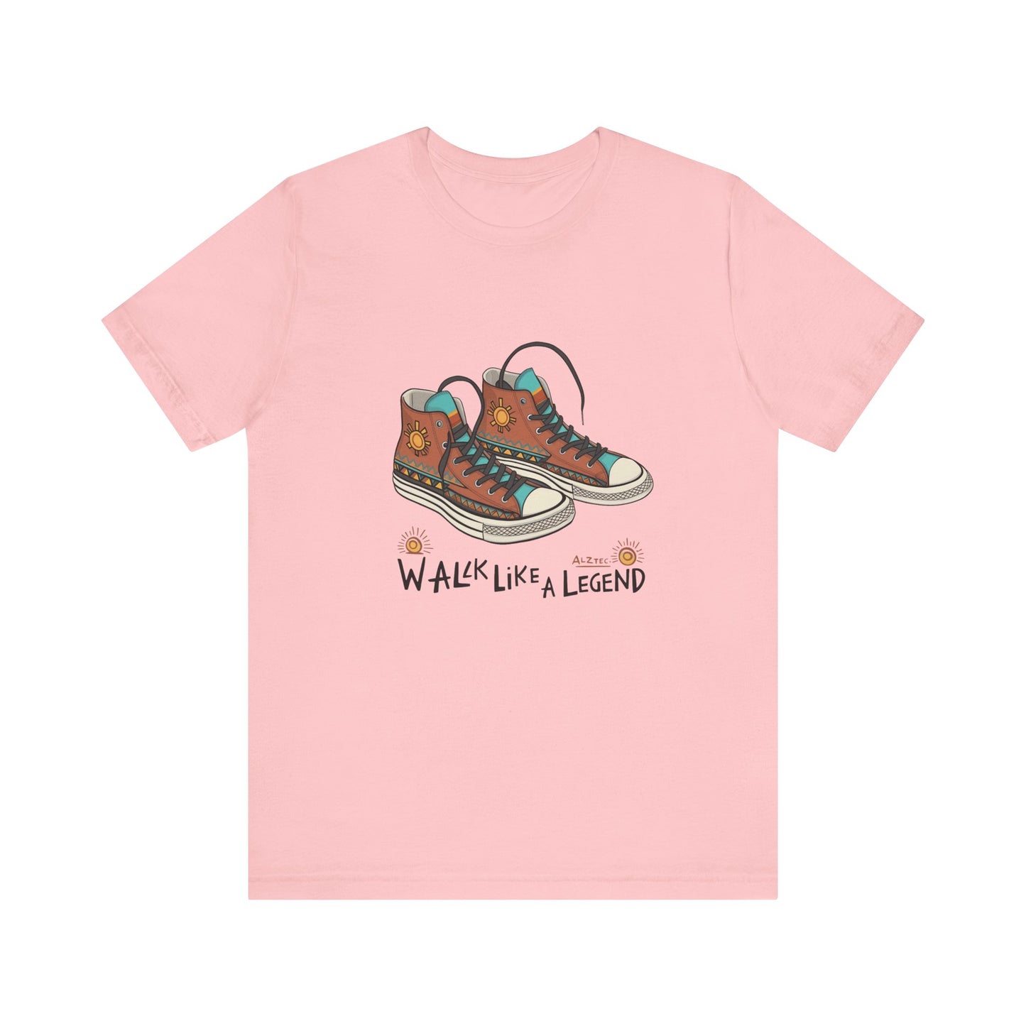 Walk Like a Legend T-Shirt, Casual Graphic Tee, Unisex Short Sleeve Shirt, Motivational Apparel, Gift for Sneaker Lovers