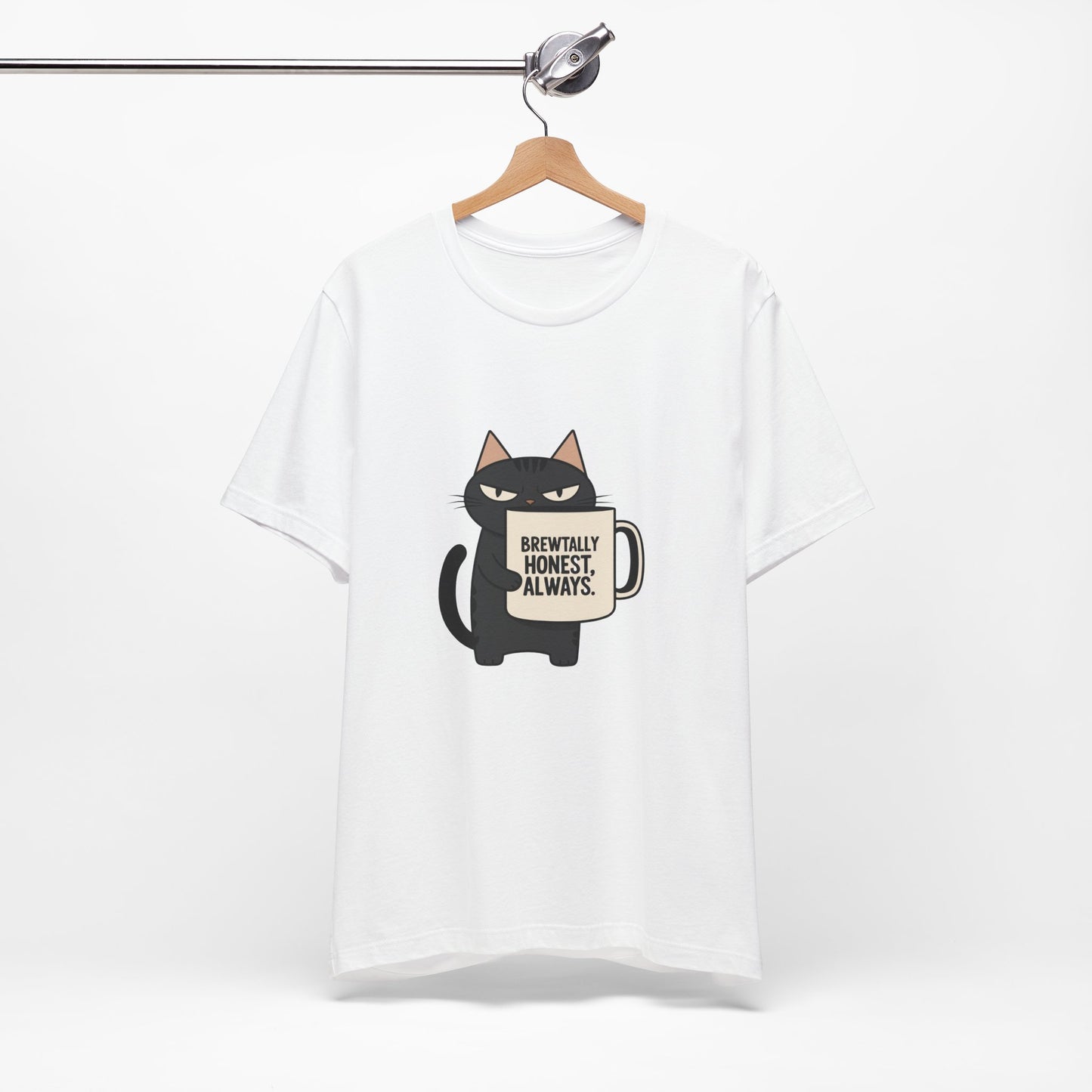 Brutally Honest Cat Tee, Funny Cat Shirt, Unisex Tee, Gift for Cat Lovers, Cute Cat Apparel, Everyday Casual Wear