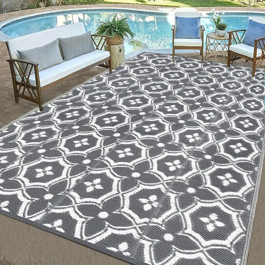 Boho Foldable Outdoor Rug – 3 Sizes Available
