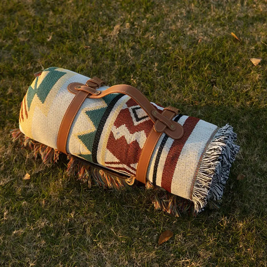 Adventure-Ready Picnic Mat – Waterproof & Foldable with Strap