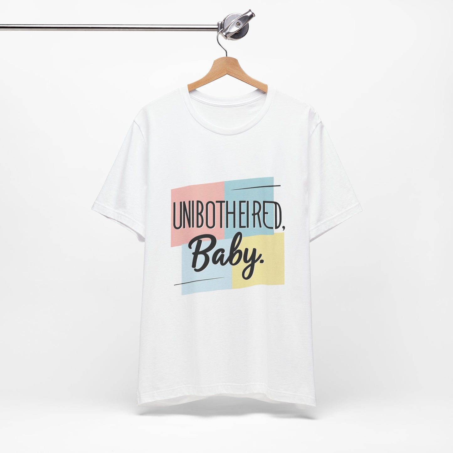 Unbothered Baby Tee | Cute Graphic Shirt, Perfect Gift for Teens, Casual Wear, Everyday Comfort, Birthday Gift