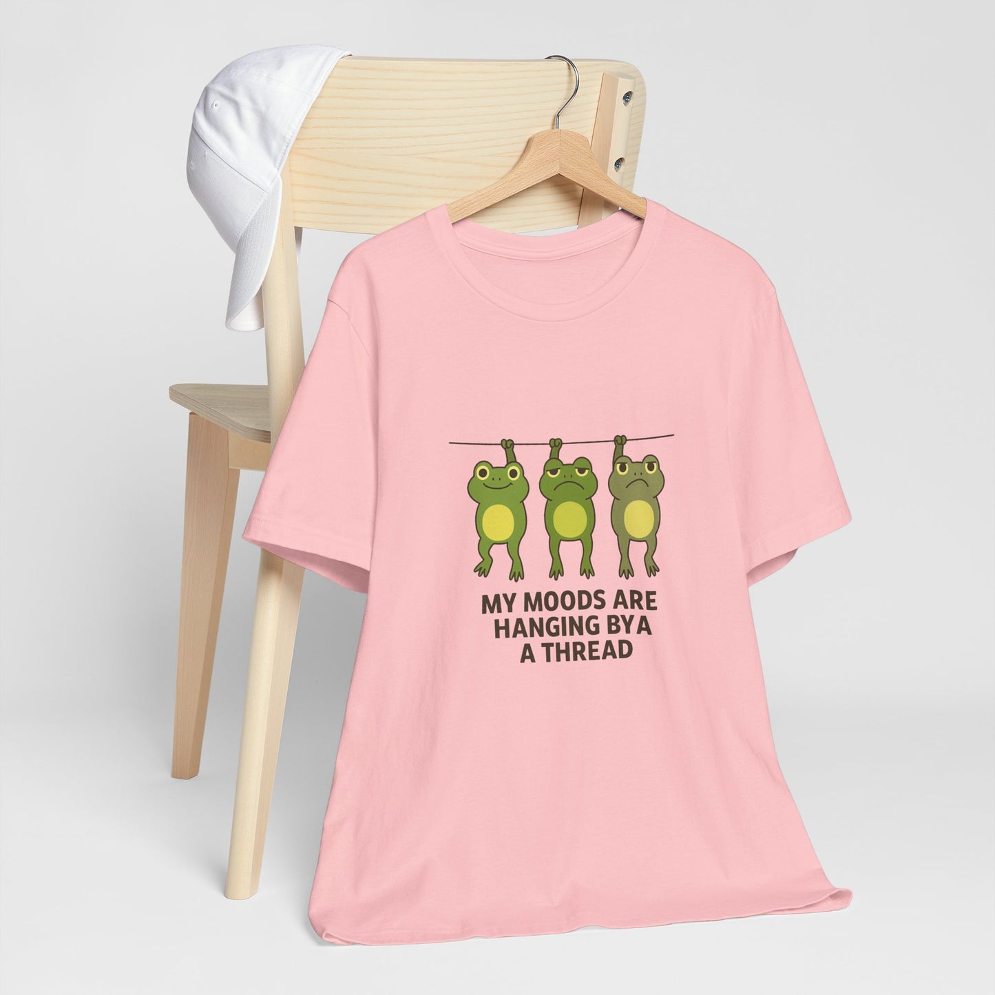 Lighthearted Frog Mood Tee: Perfect Gift for Fun-Loving Friends, Casual Outfits, Birthdays, Collectors, Nature Lovers